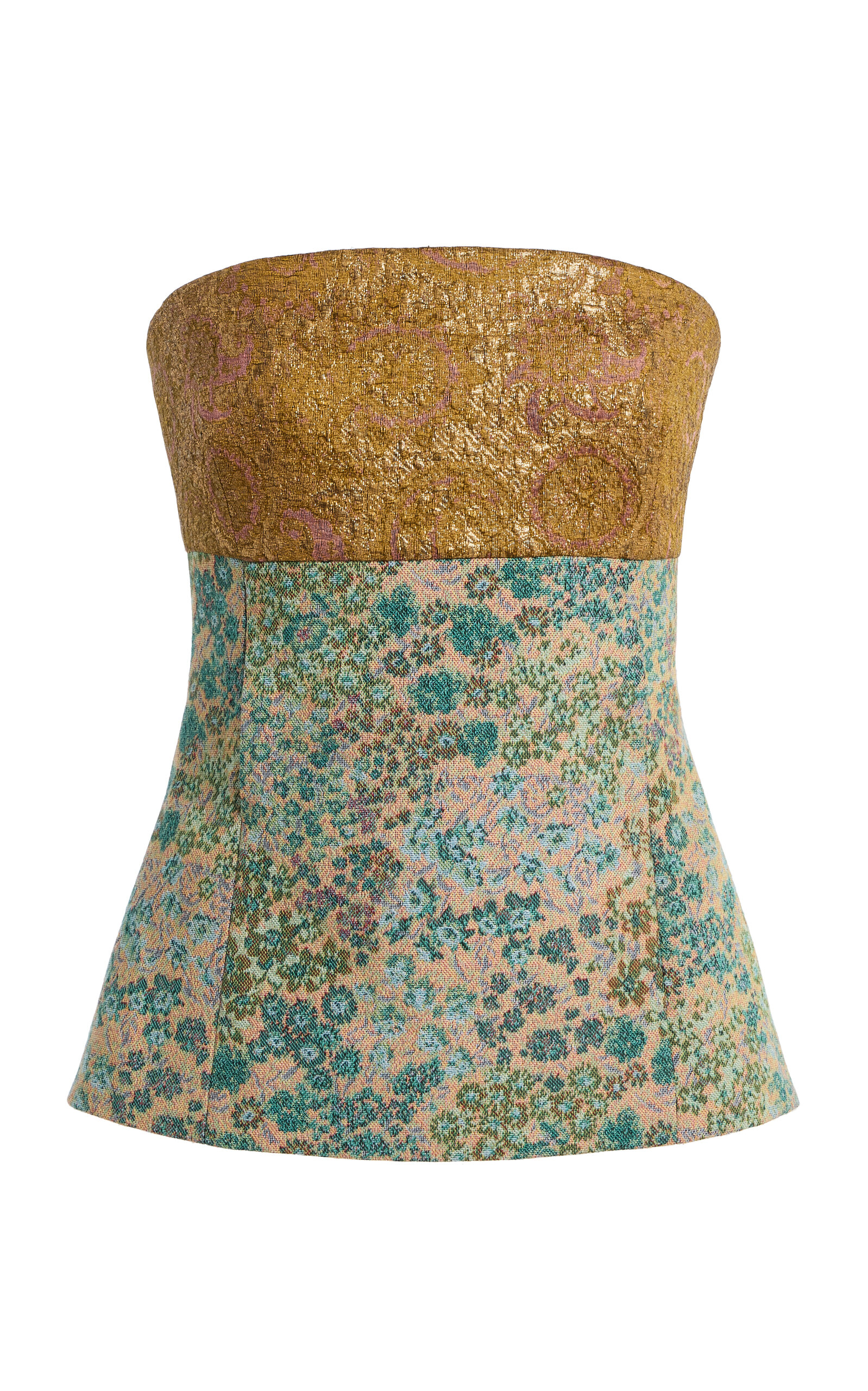 Ciliasa Panelled Bustier Top