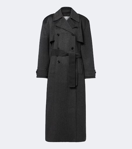 Nikola belted wool and cashmere coat