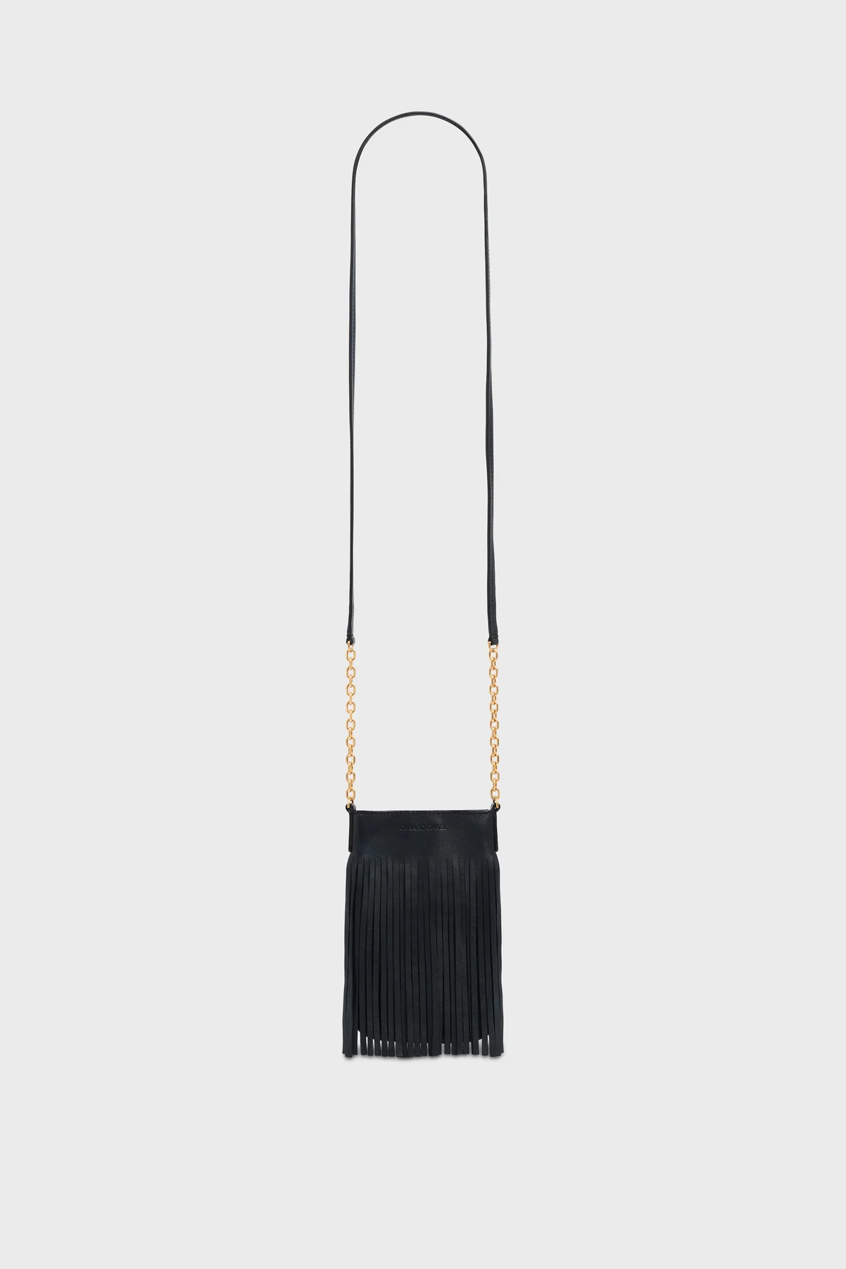 Leather phone holder - LE CHARLOTTE PHONE FRANGE