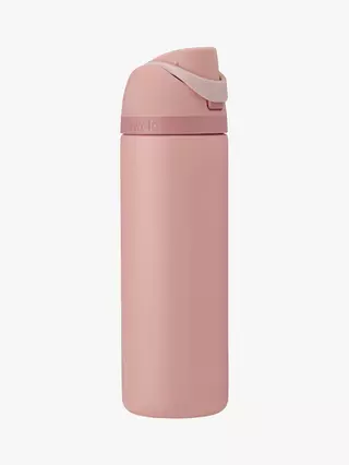 Owala FreeSip Leak-Proof Stainless Steel Drinks Bottle, 710ml, Rose Quartz