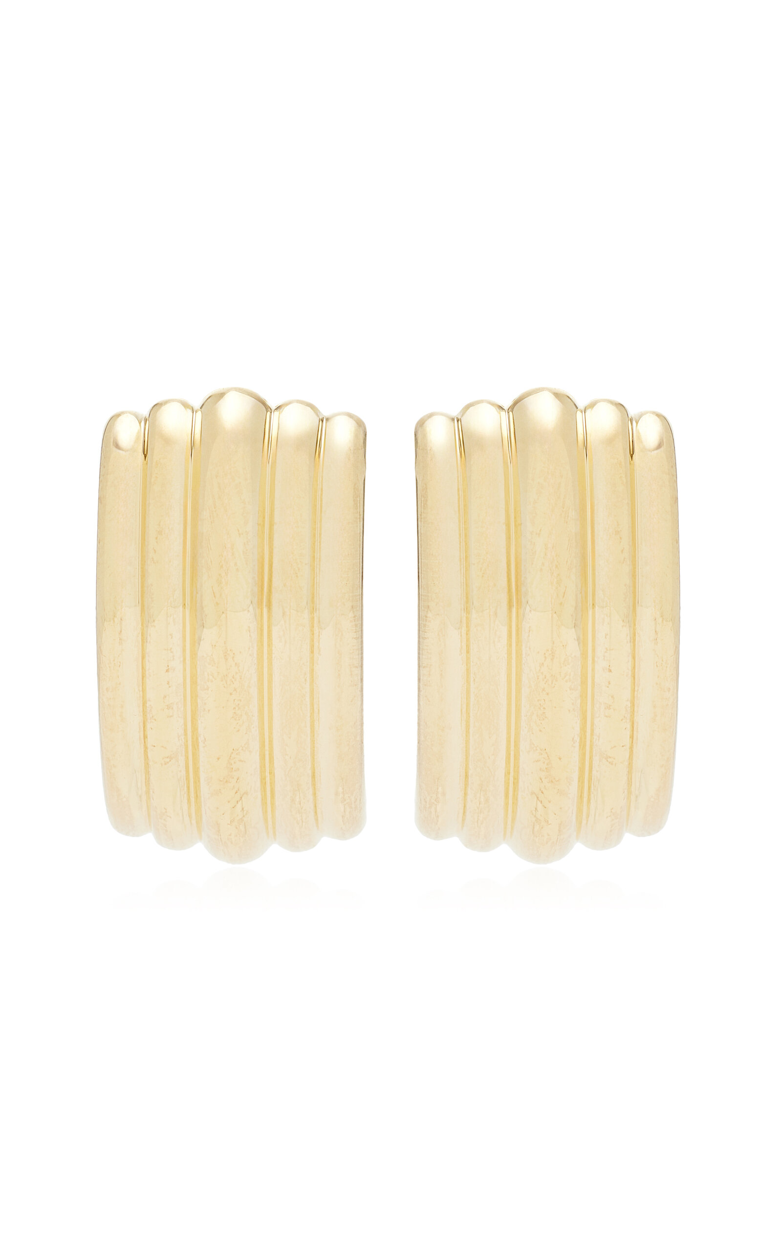 Large Waterfall 14K Gold Vermeil Earrings