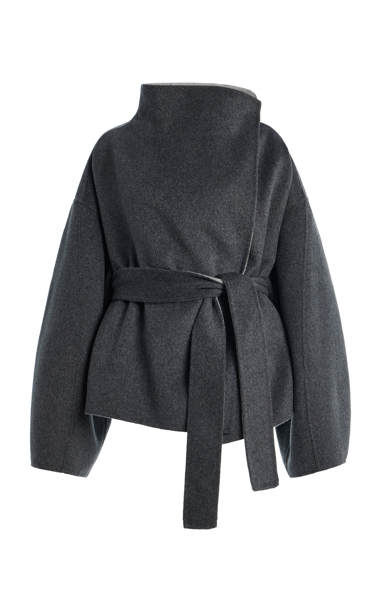 Onelle Reversible Wool-Blend Short Coat
