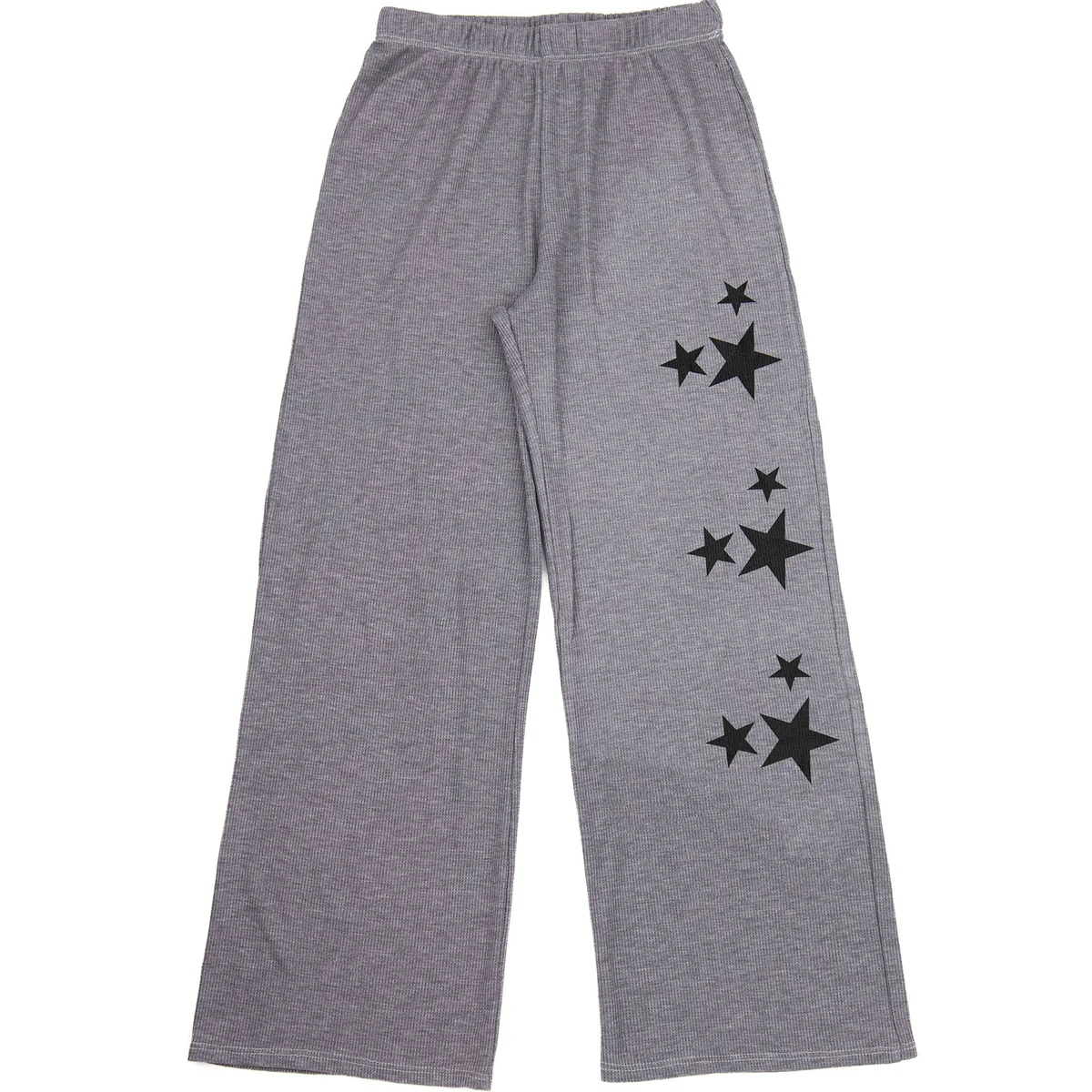 Girls Teen & Pre Teen Firehouse Tri Star Waffle Wide Leg Sweatpants - Frankie's on the Park