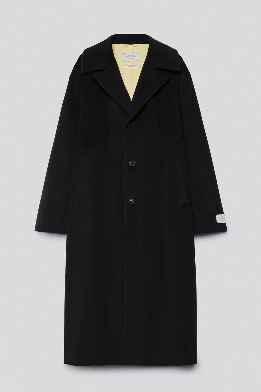 CONTRAST LONG COAT