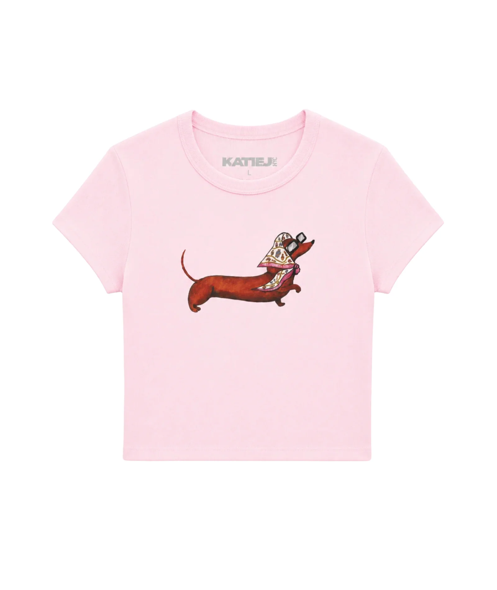 Girls Teen & Pre Teen Katie J NYC Fancy Dog Baby Tee - Frankie's on the Park