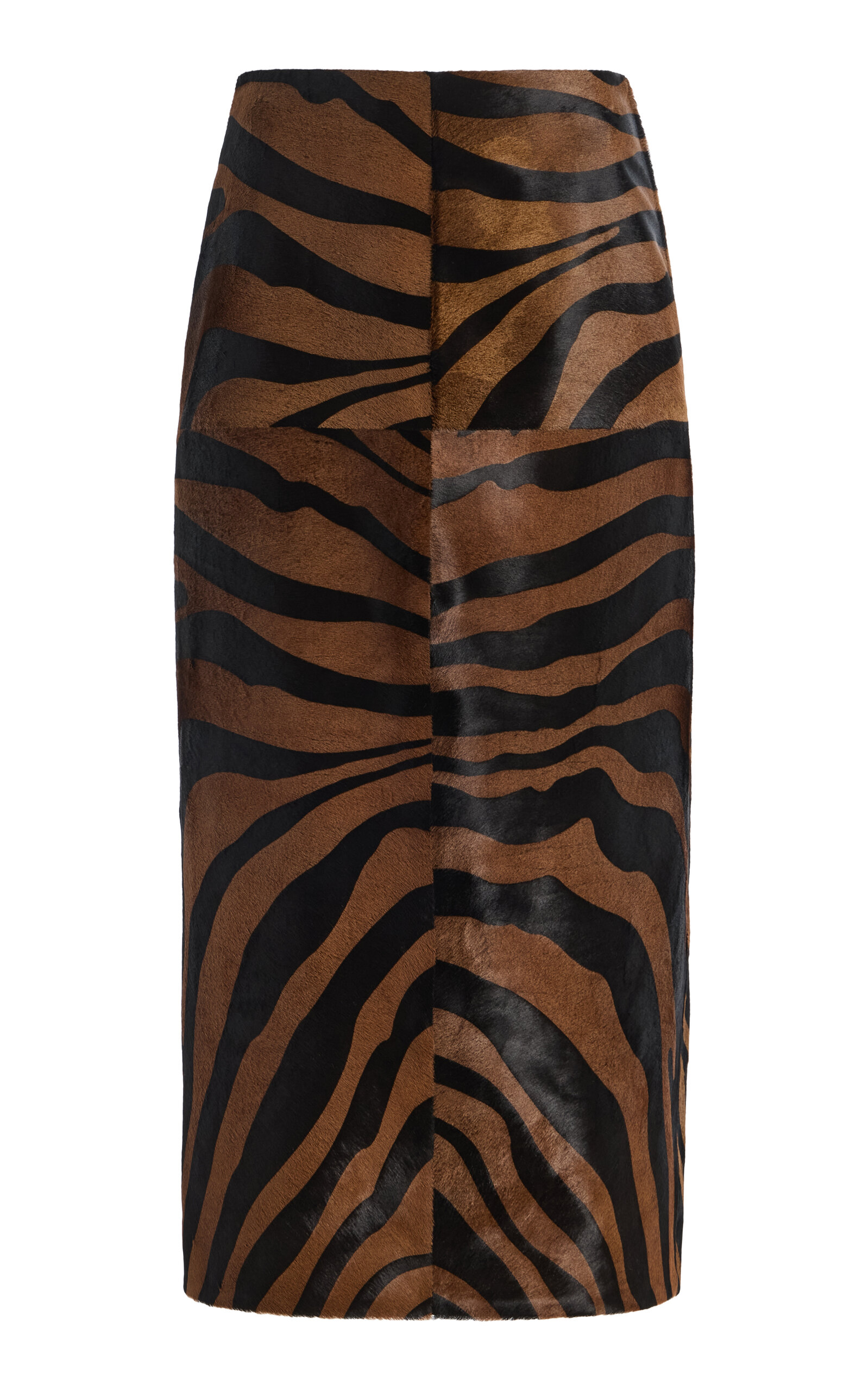 Tobiana Leather Midi Skirt