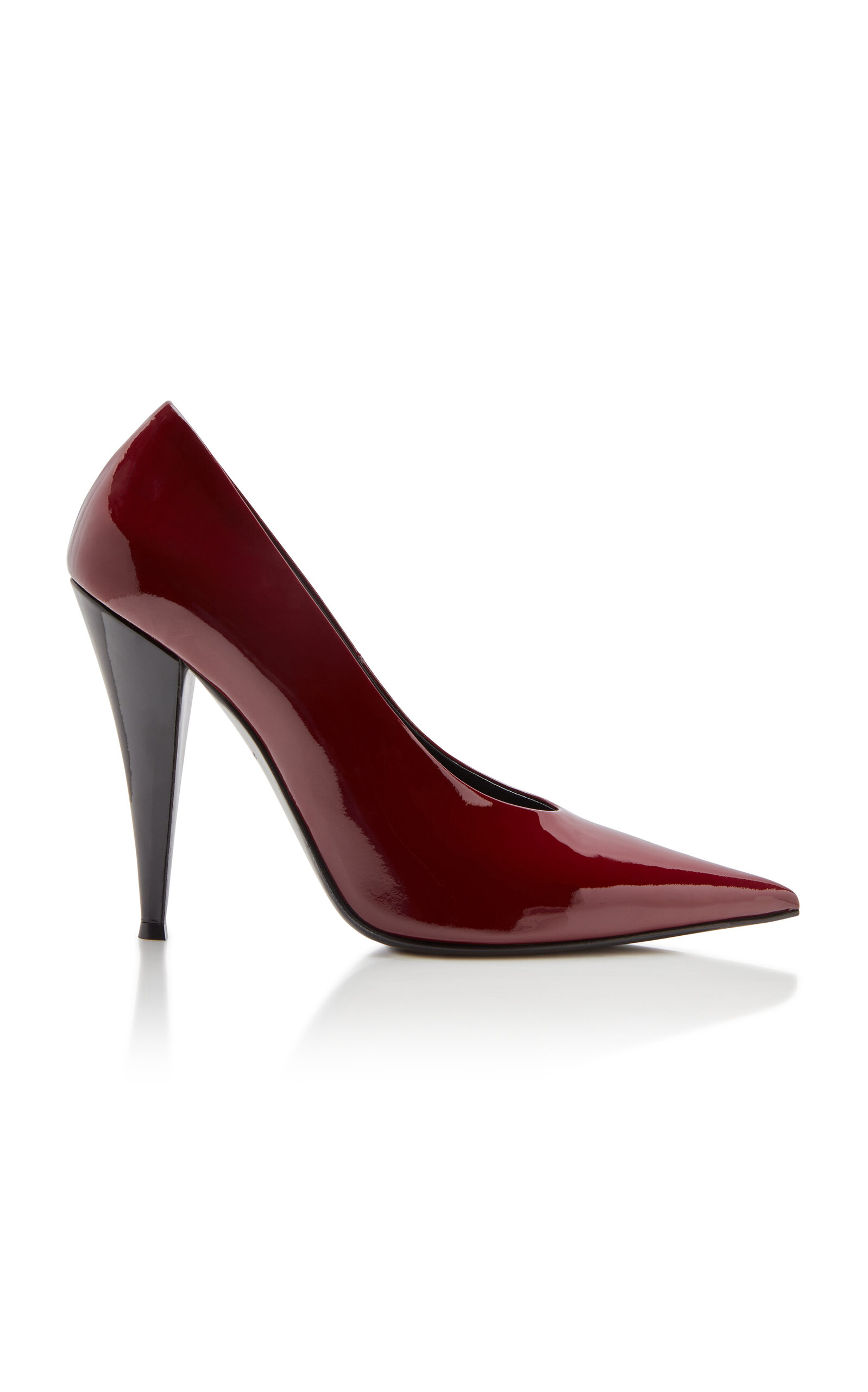 95mm Pointy Patent Leather Pumps