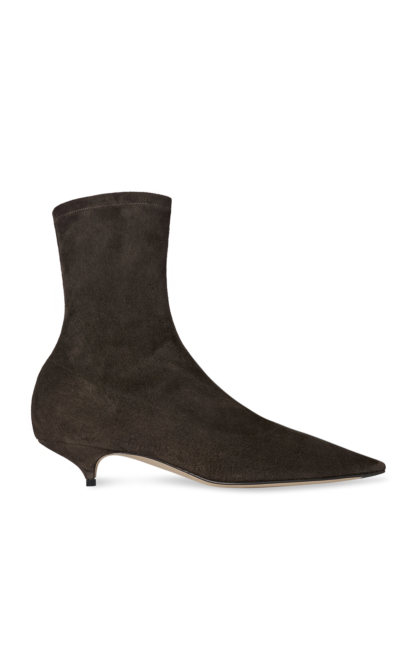 Liisa Kitten Suede Booties