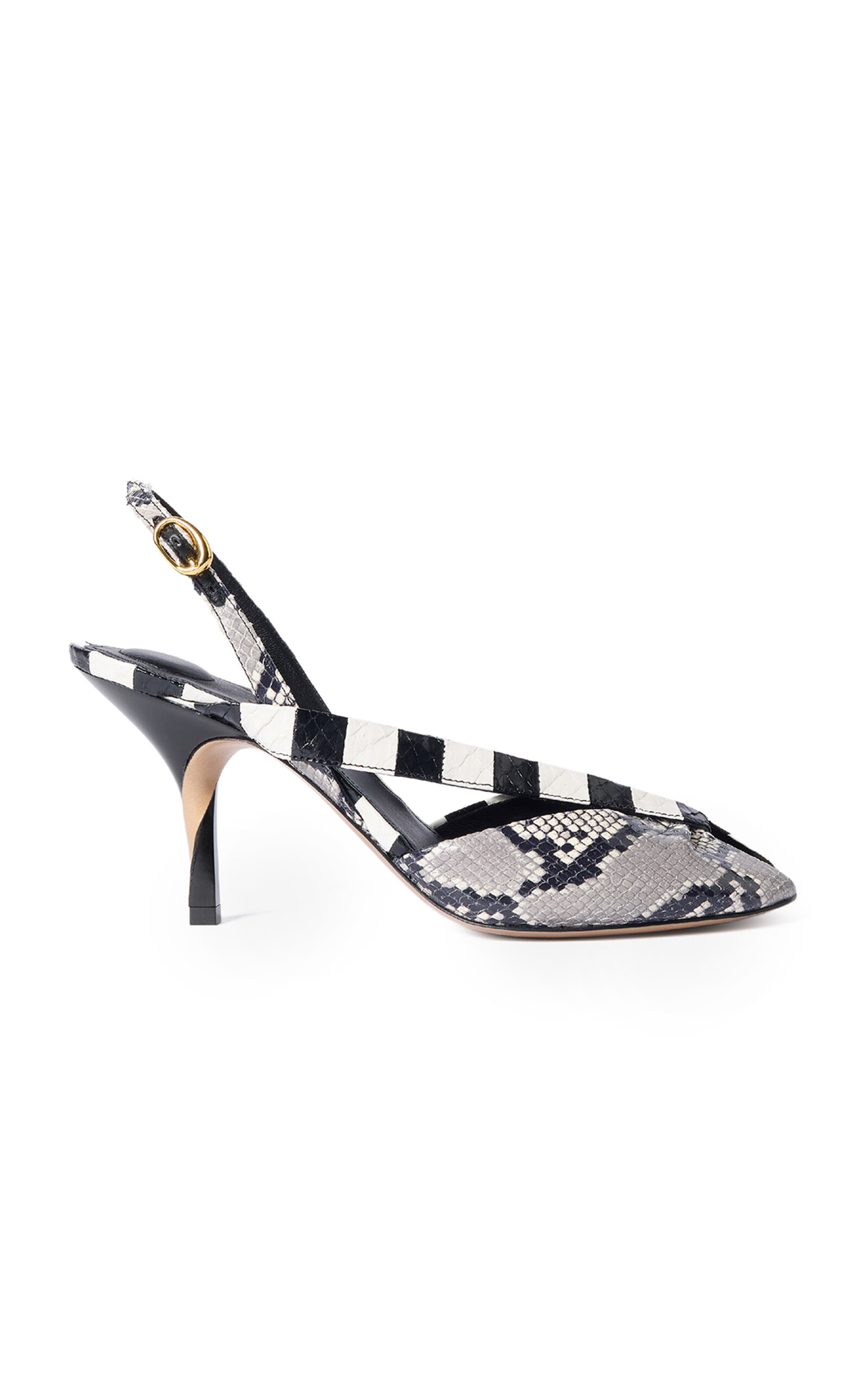 Poisson Slingback Leather Sandals