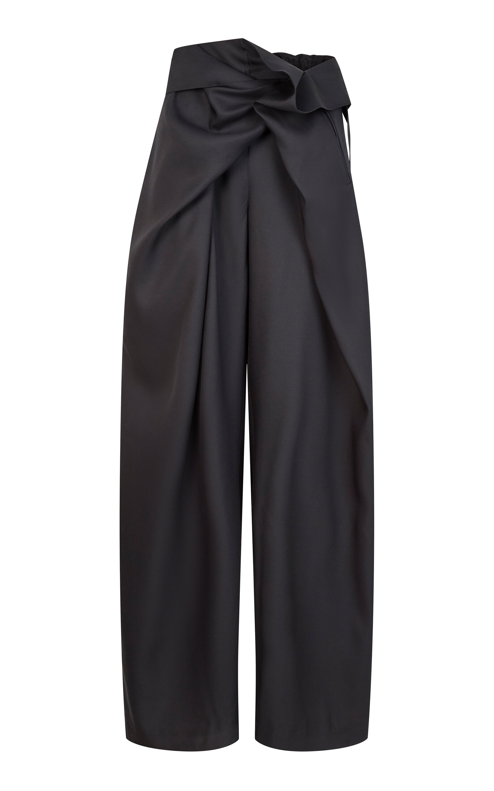 Manuela Wool-Blend Wide-Leg Pants