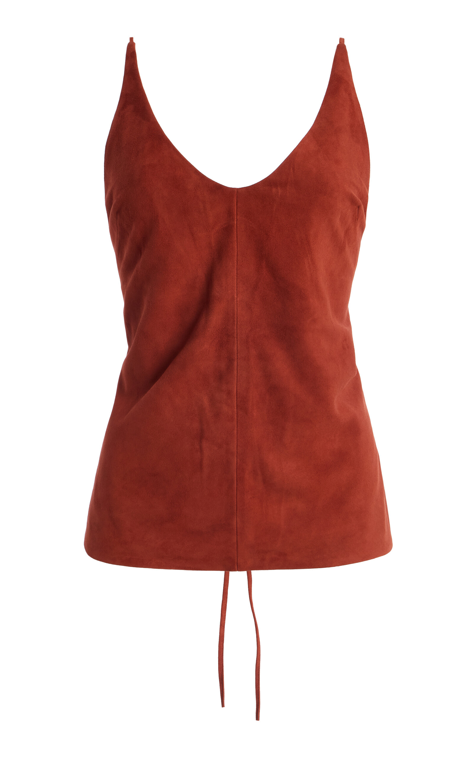 Exclusive Suede Tie Top