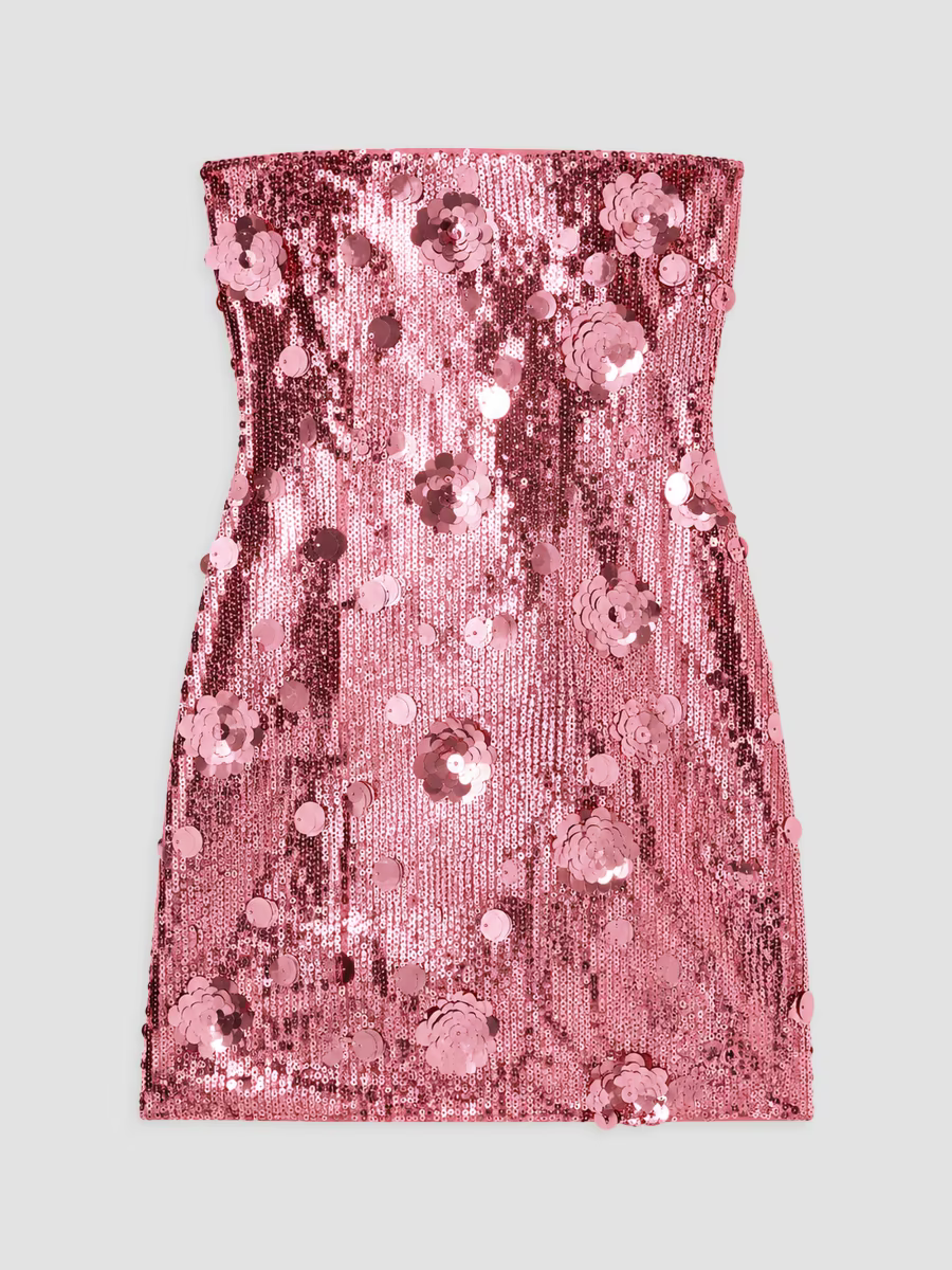 Theme Girl's Sequined Strapless Mini Dress | Saks Fifth Avenue