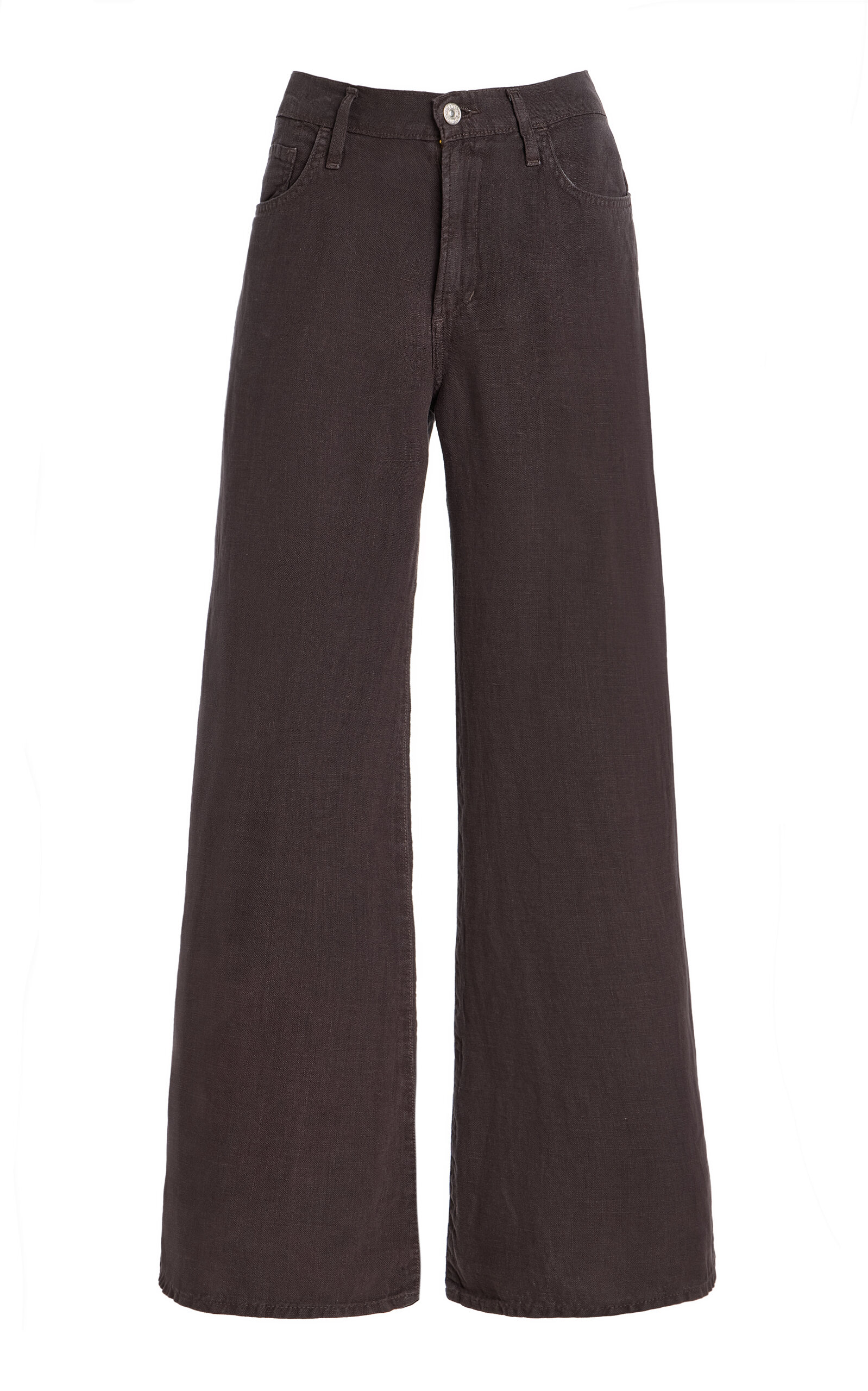 Nora Low-Rise Linen Trousers