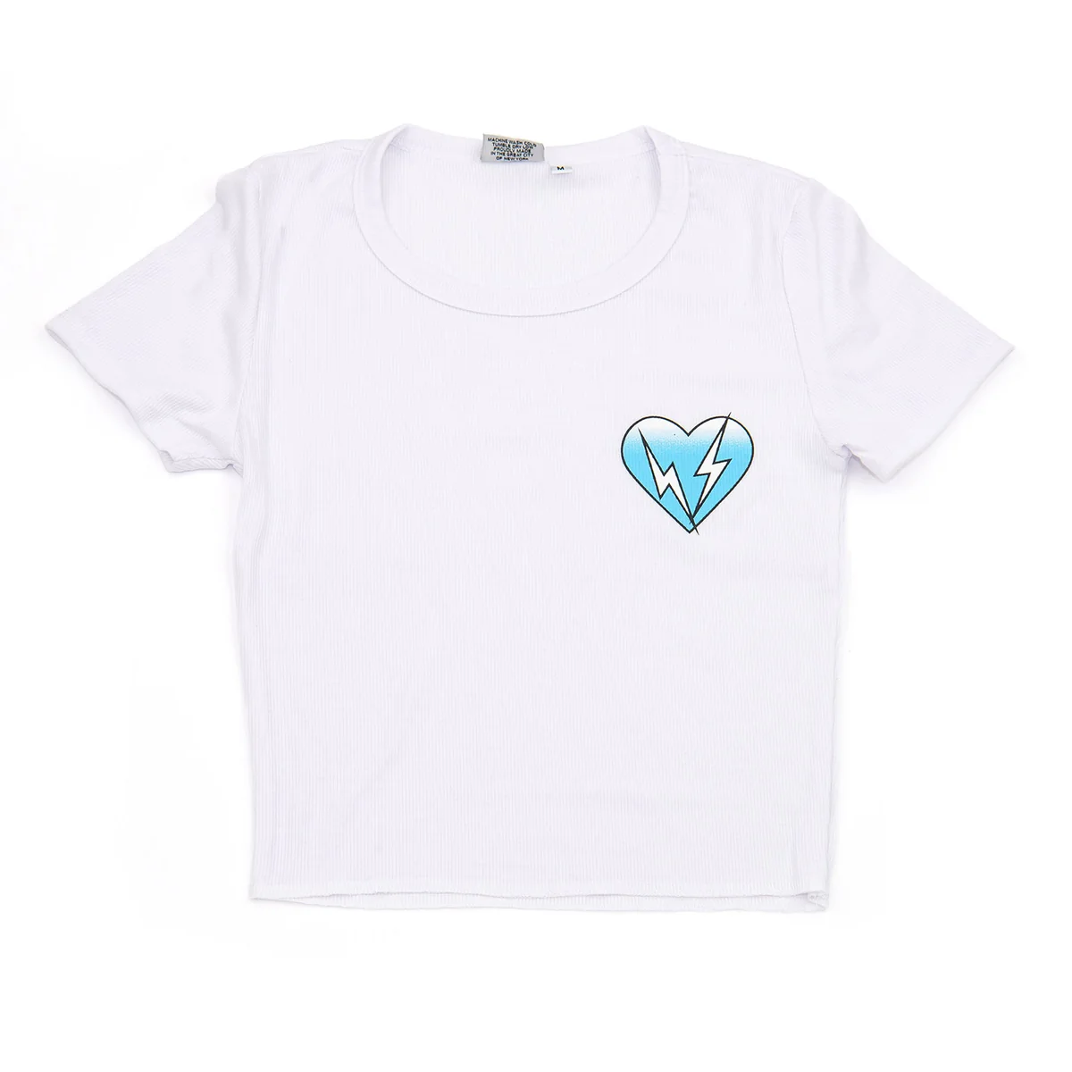 Girls Teen & Pre Teen Firehouse Bolt Heart Rib Tee - Frankie's on the Park