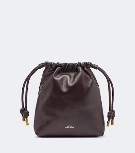 Silven Mini leather bucket bag