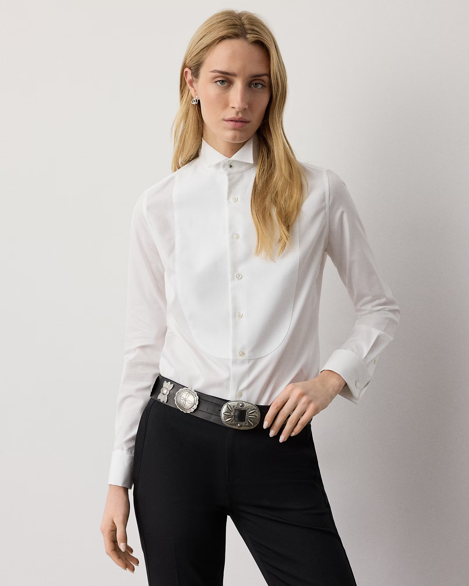 Cotton Broadcloth Tuxedo Shirt | Ralph Lauren UK