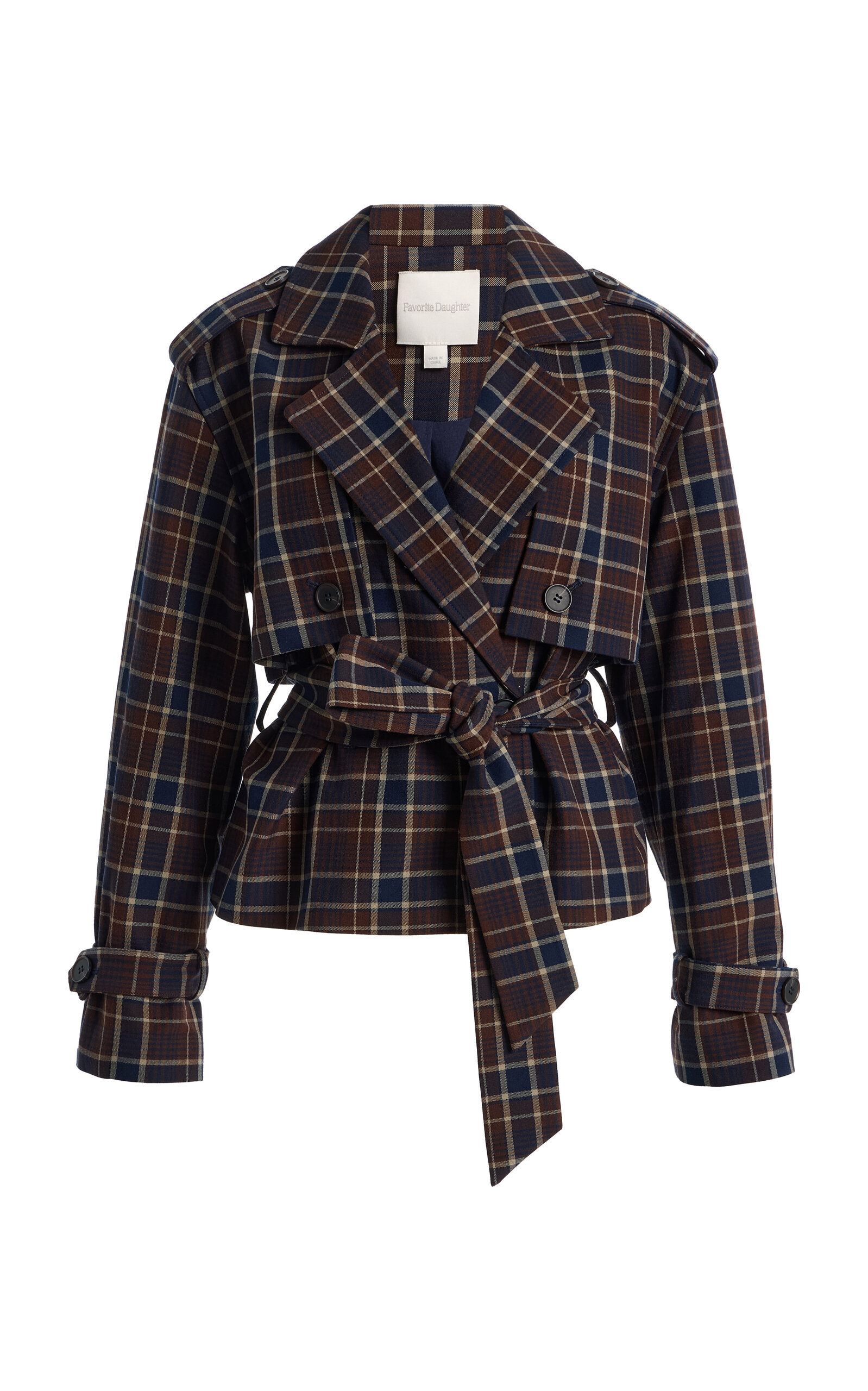 The Cropped Charles Trench Coat
