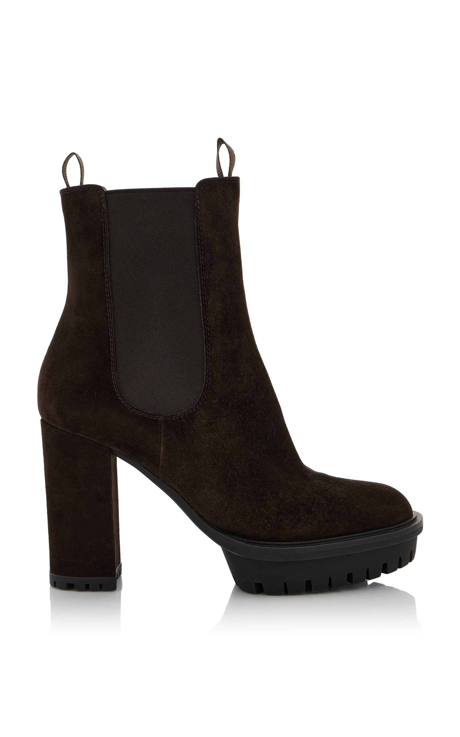 Barrie Suede Platform Boots