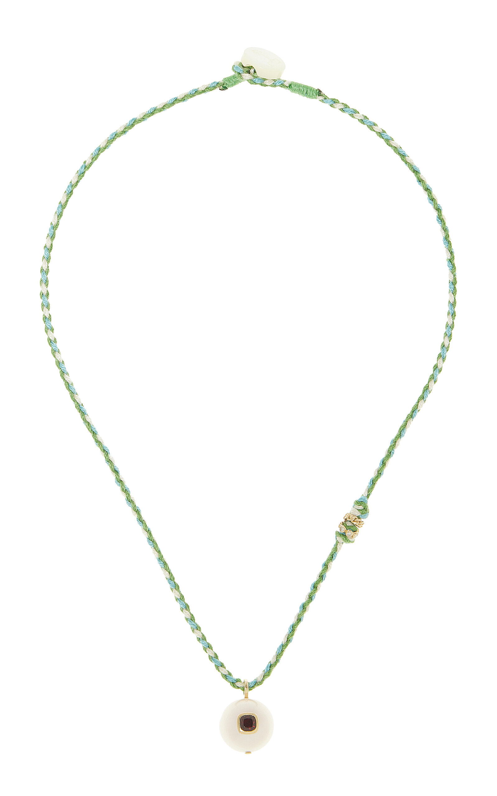 Eddie 9K Gold Multi-Stone Necklace
