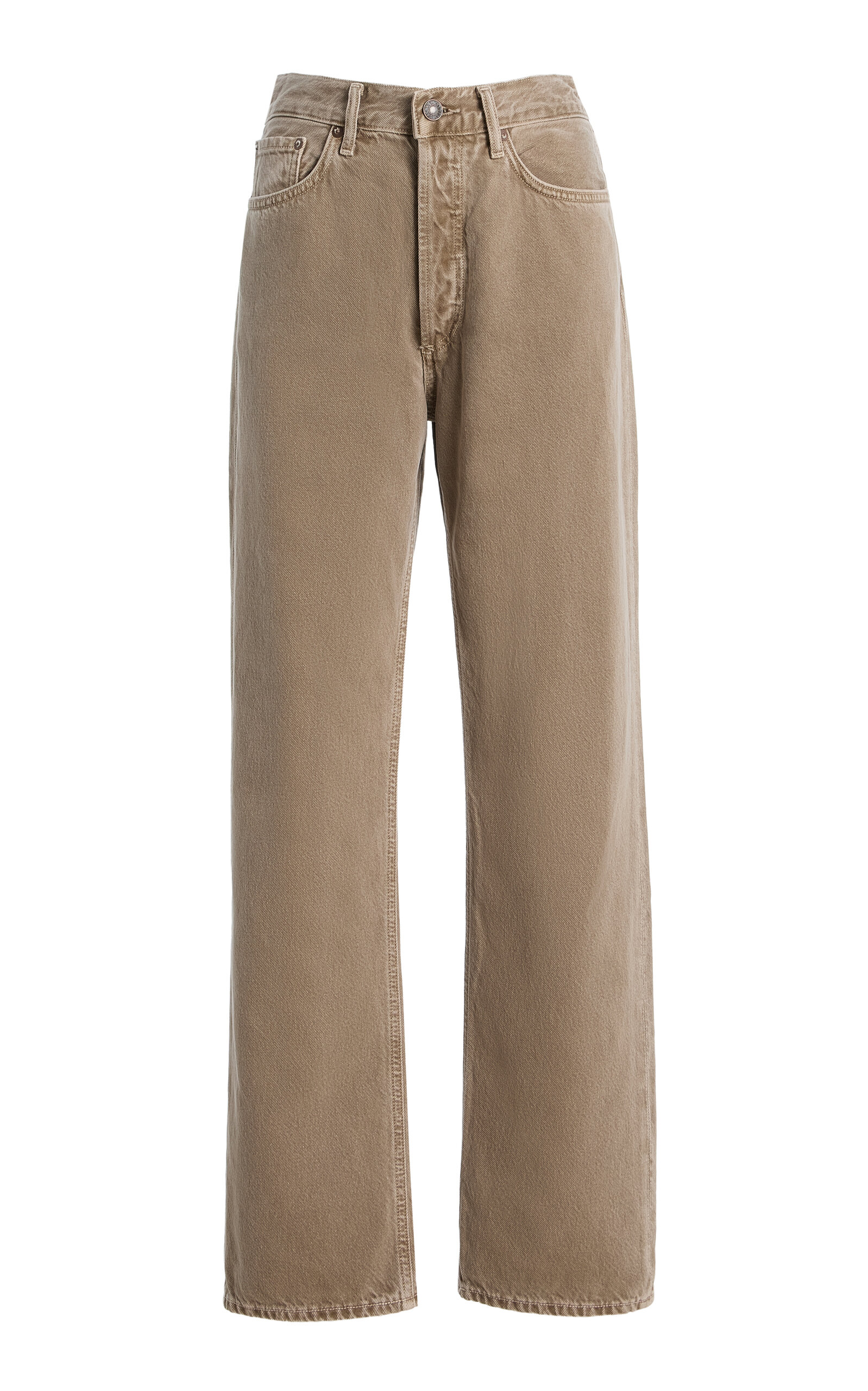 Lana Rigid Mid-Rise Straight-Leg Jeans