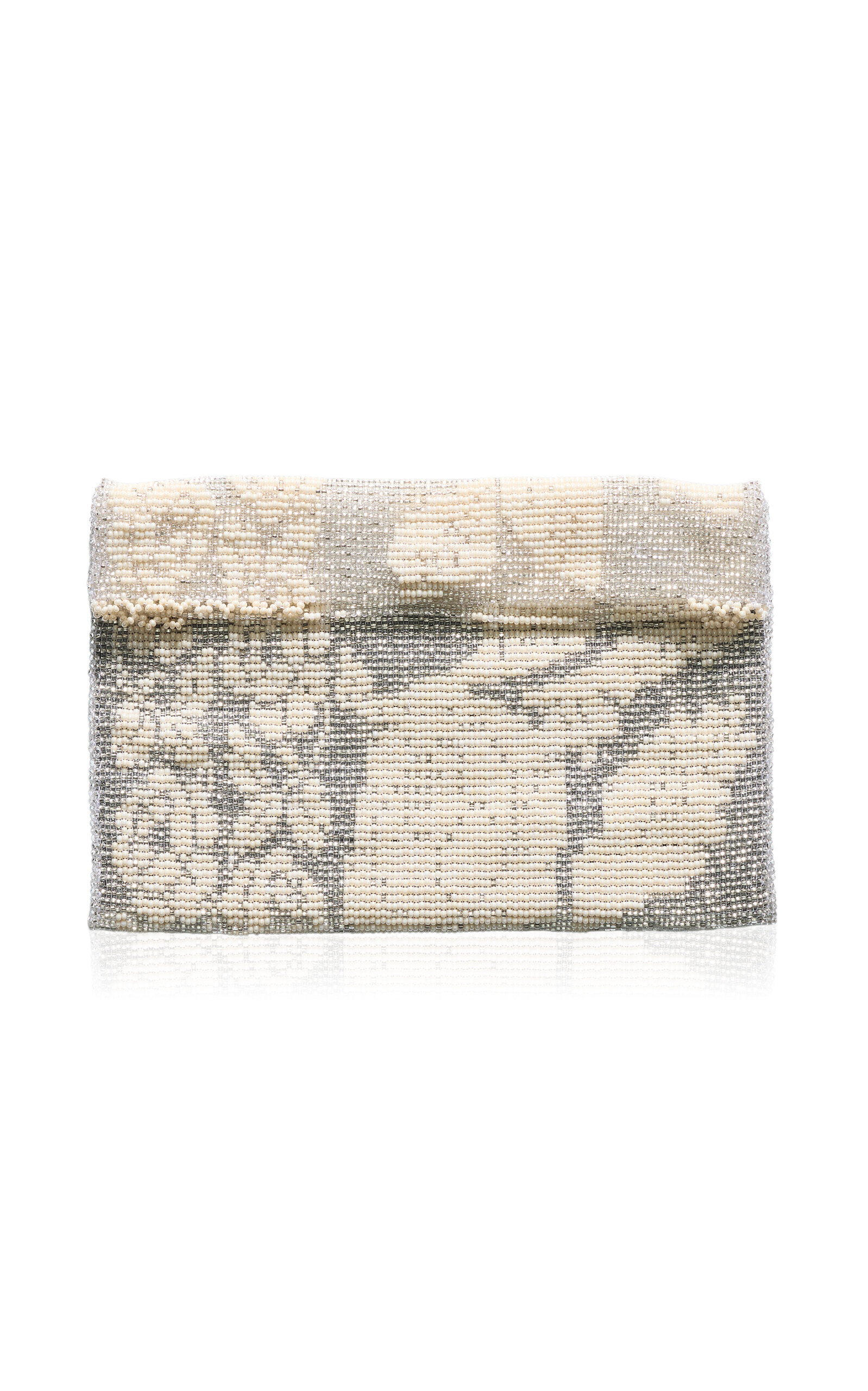 Lace Beaded Clutch