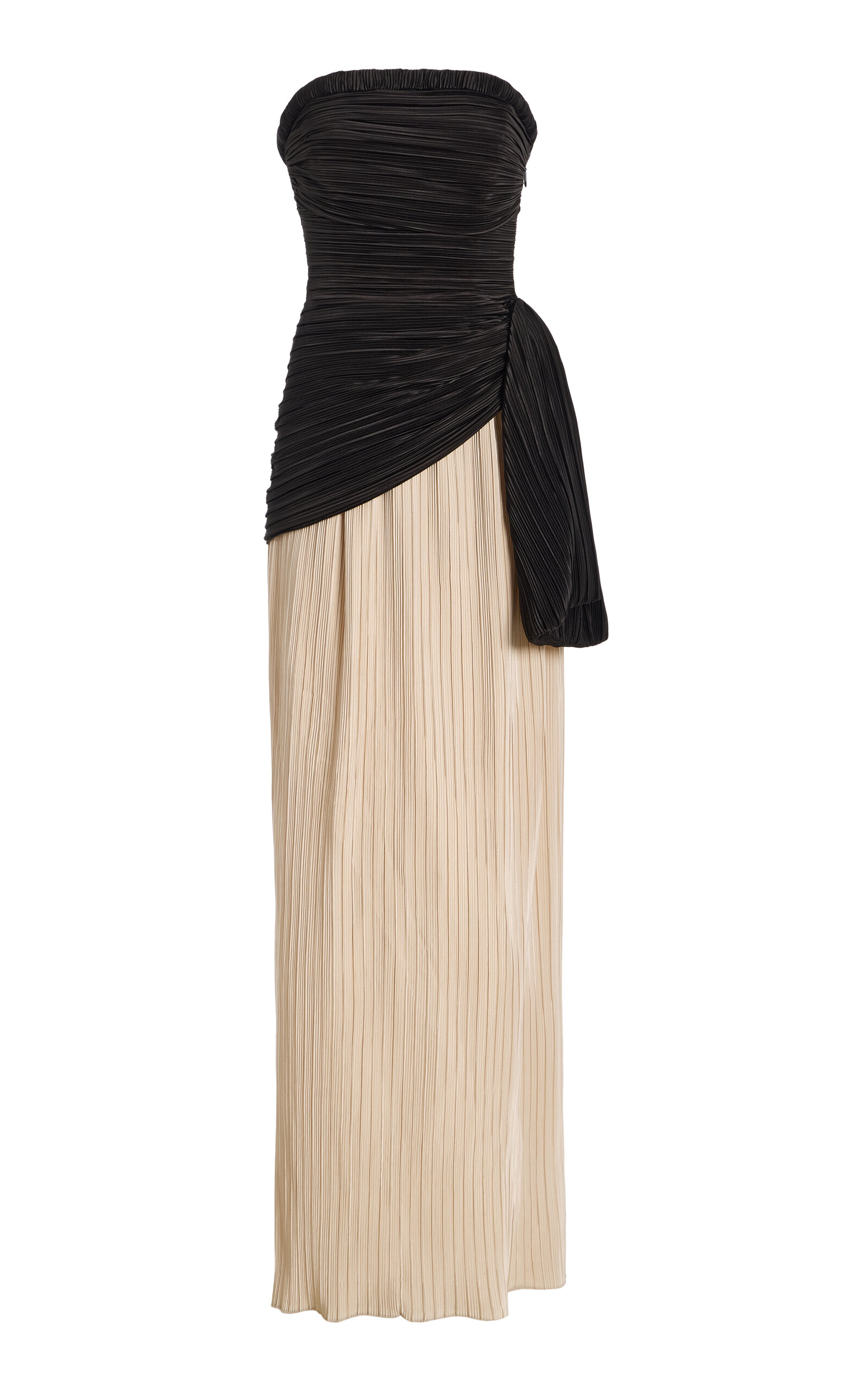 Laia Plisse Bustier Gown