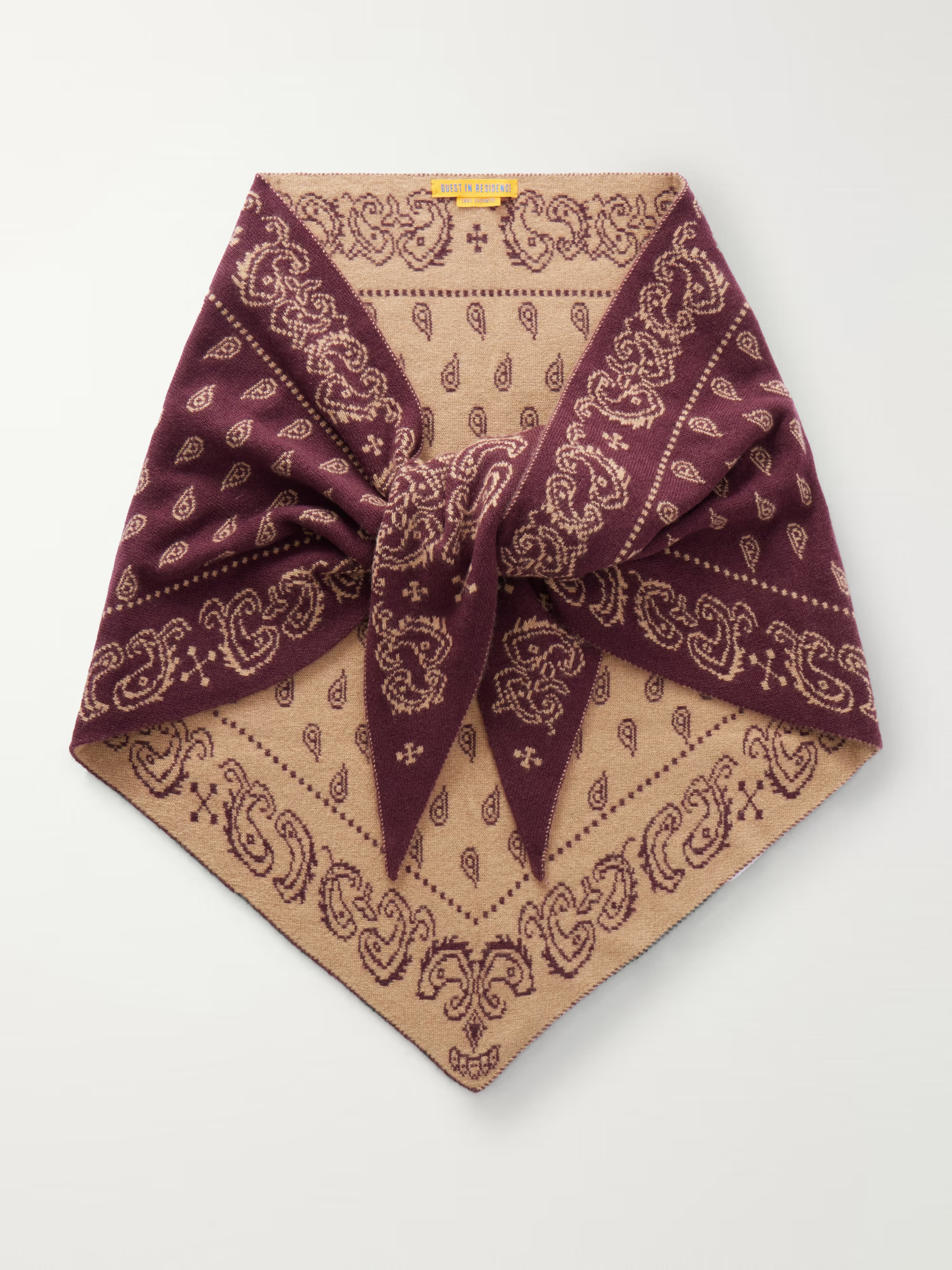 GUEST IN RESIDENCE The Wild Rag cashmere-jacquard scarf