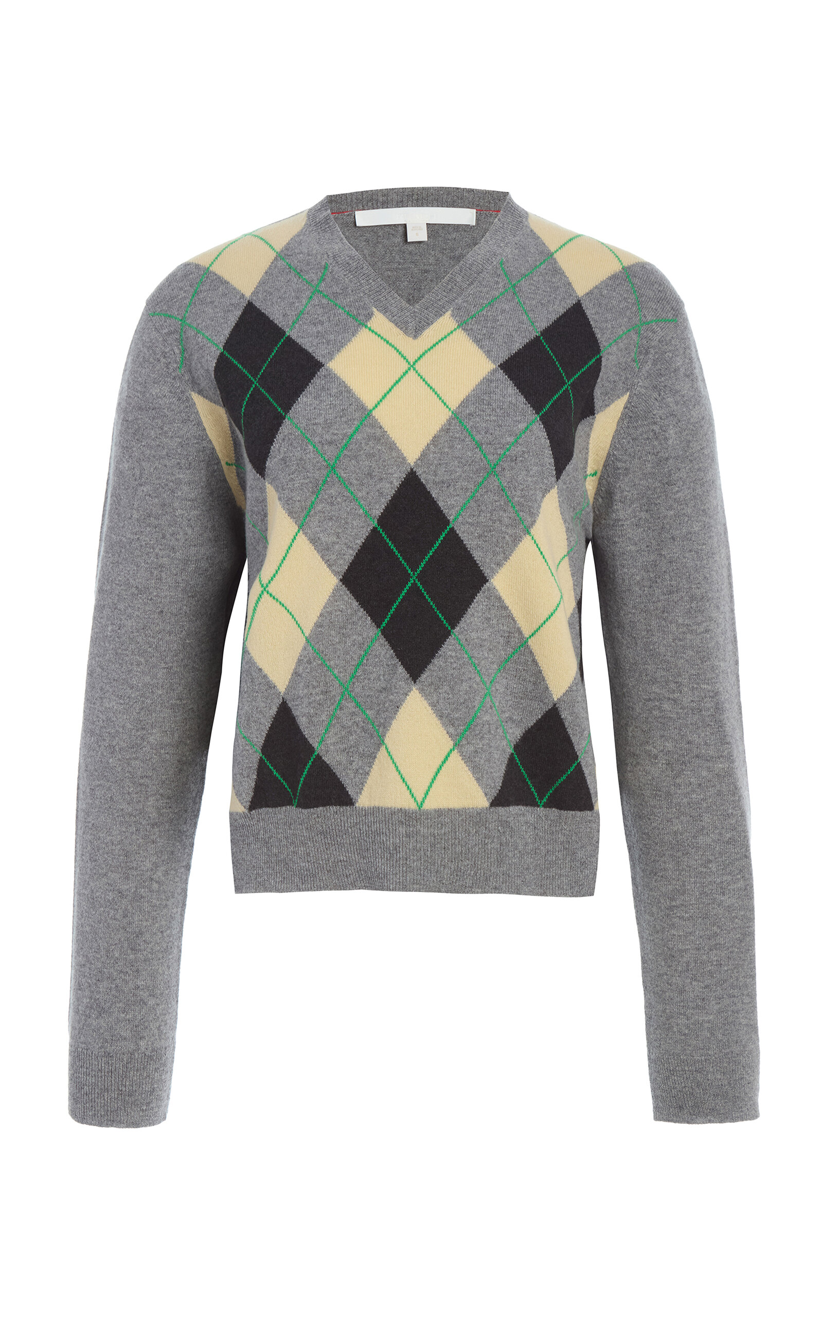 The Academy Argyle Cashmere Sweater