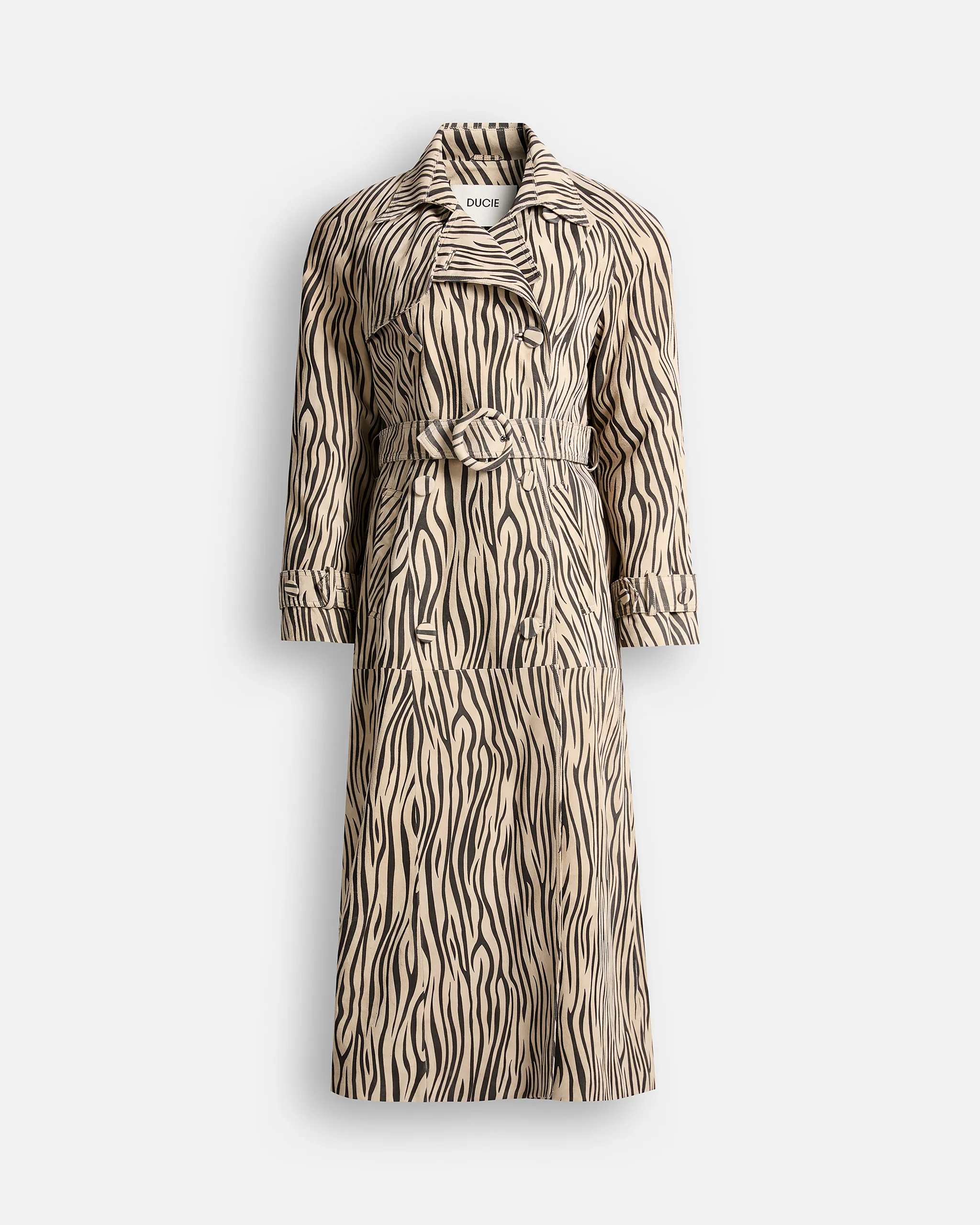 Corrin Suede Trench Coat