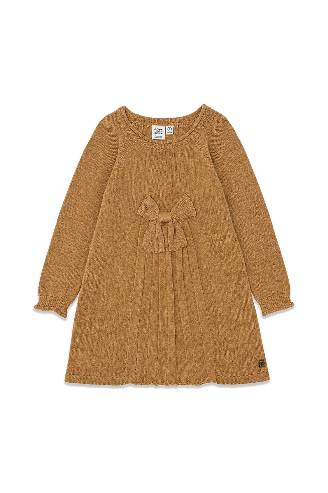 Knitted Dress Brown Cinnamon