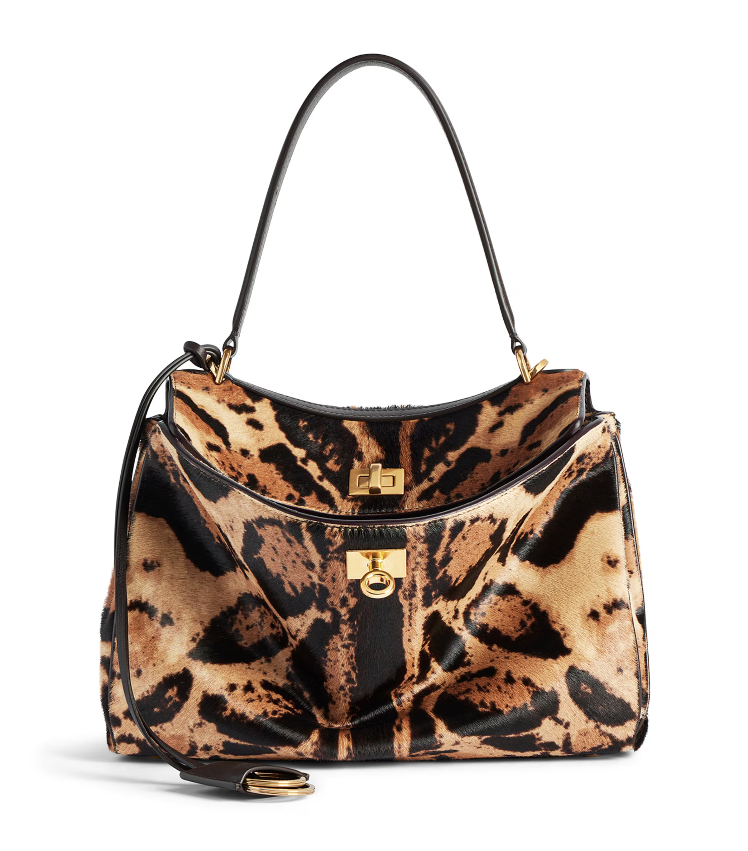 Balenciaga Pony Hair Rodeo Top-Handle Bag