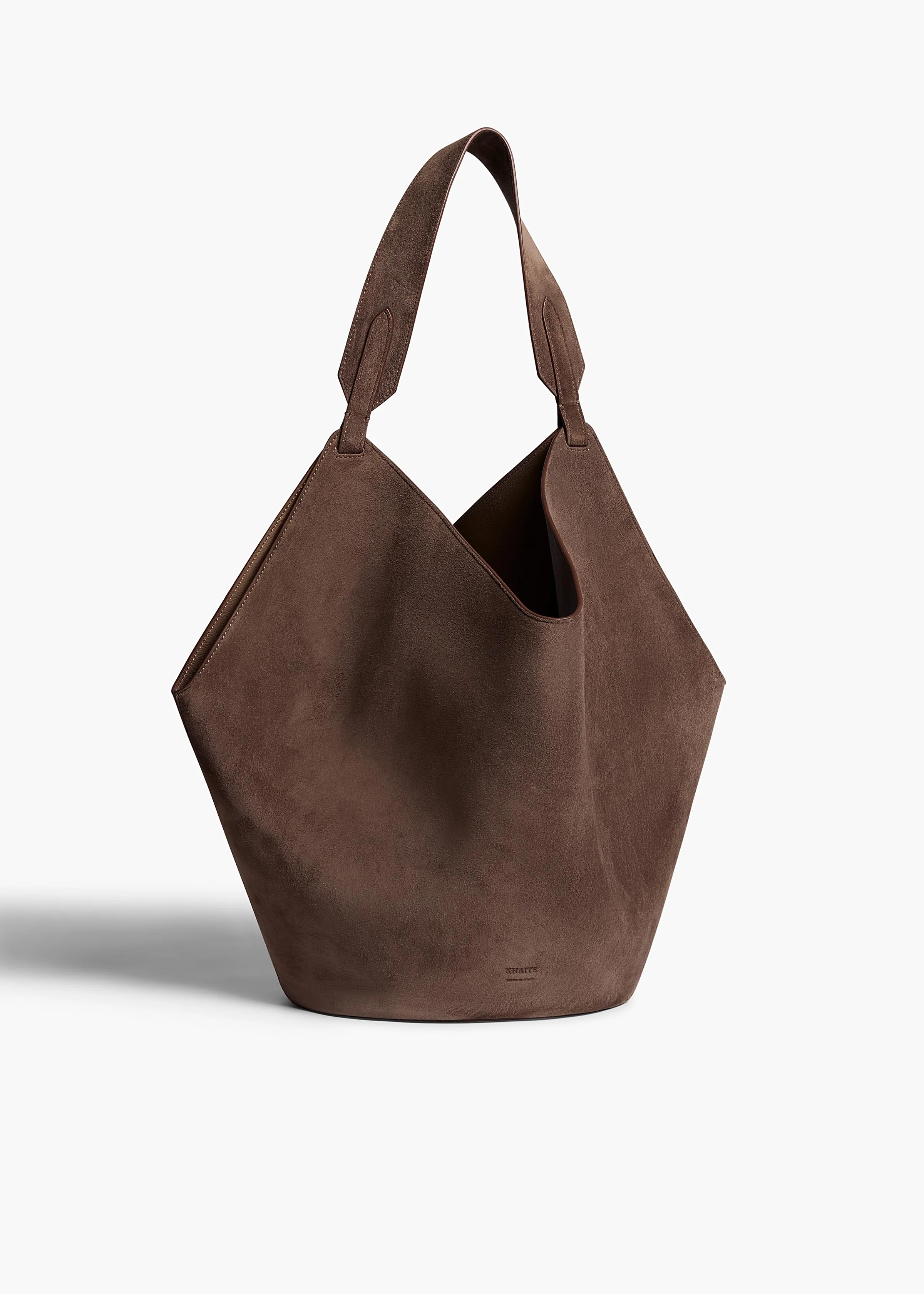 Medium Lotus Tote in Cedar Suede