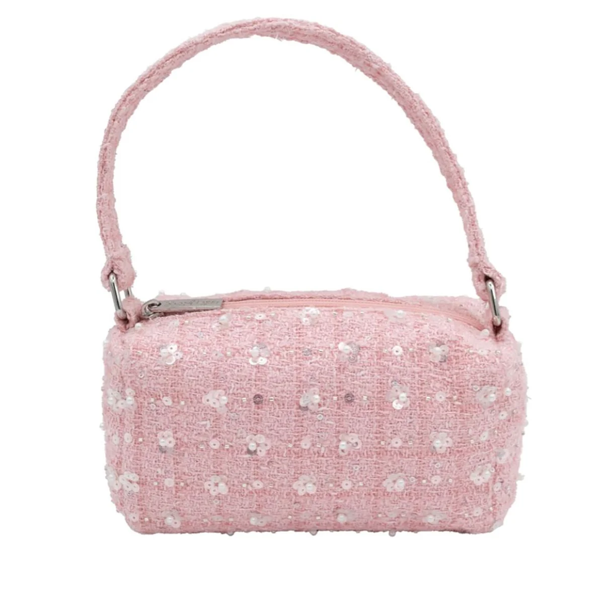 Accessories Bari Lynn Serena Tweed Sequin Pearl Bag - Frankie's on the Park