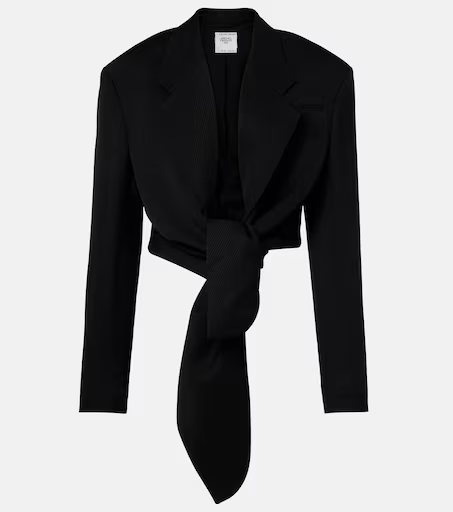 Petunia striped cropped jacket