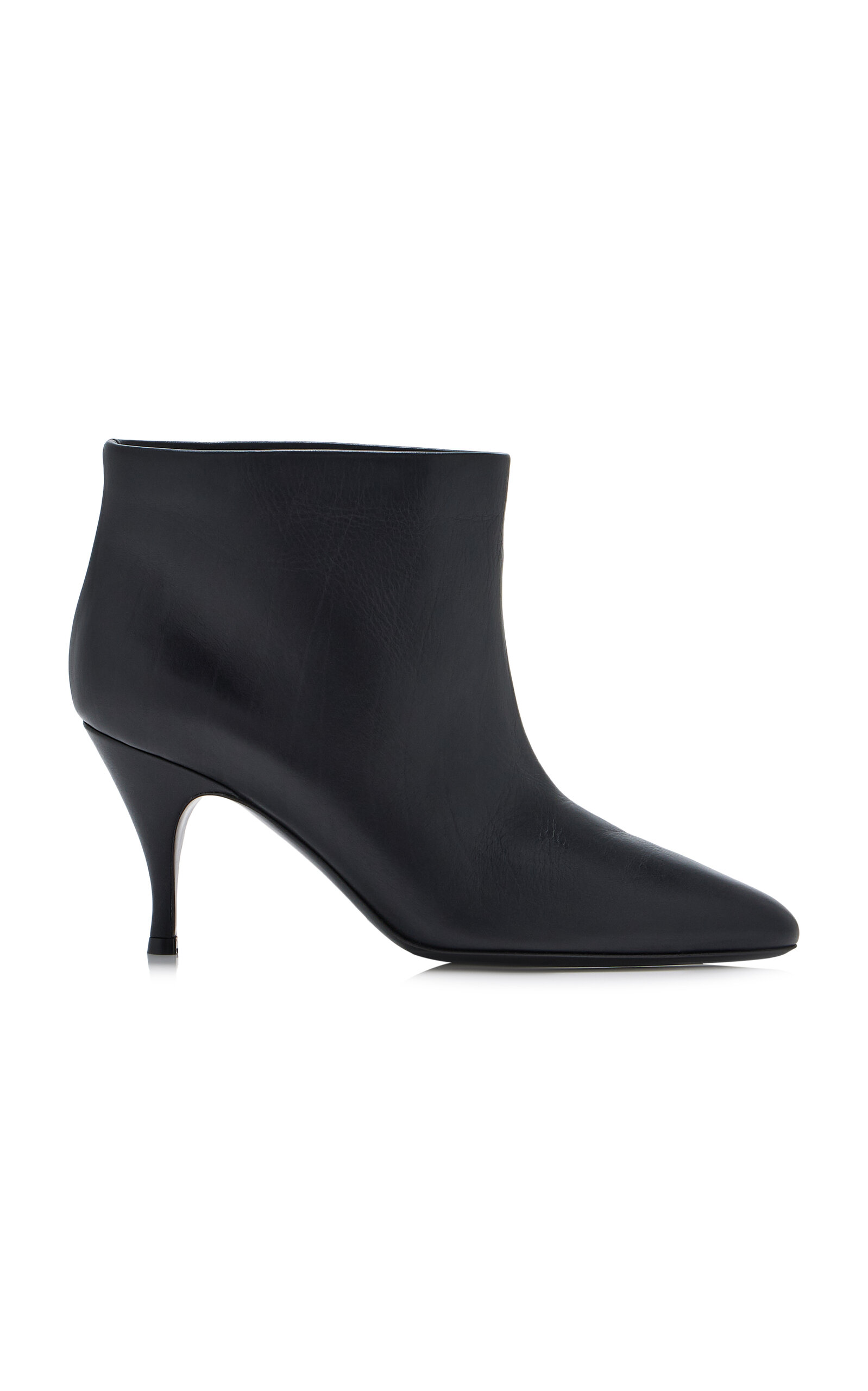 Silhouette Leather Ankle Boots