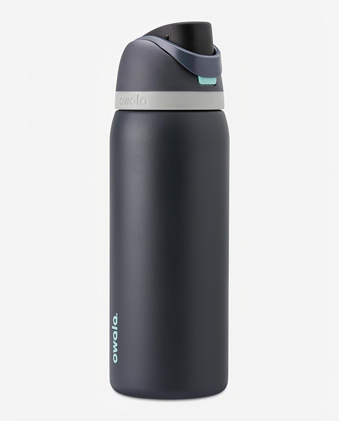 Owala FreeSip Insulated Stainless Steel Water Bottle, 945ml, Foggy Tide