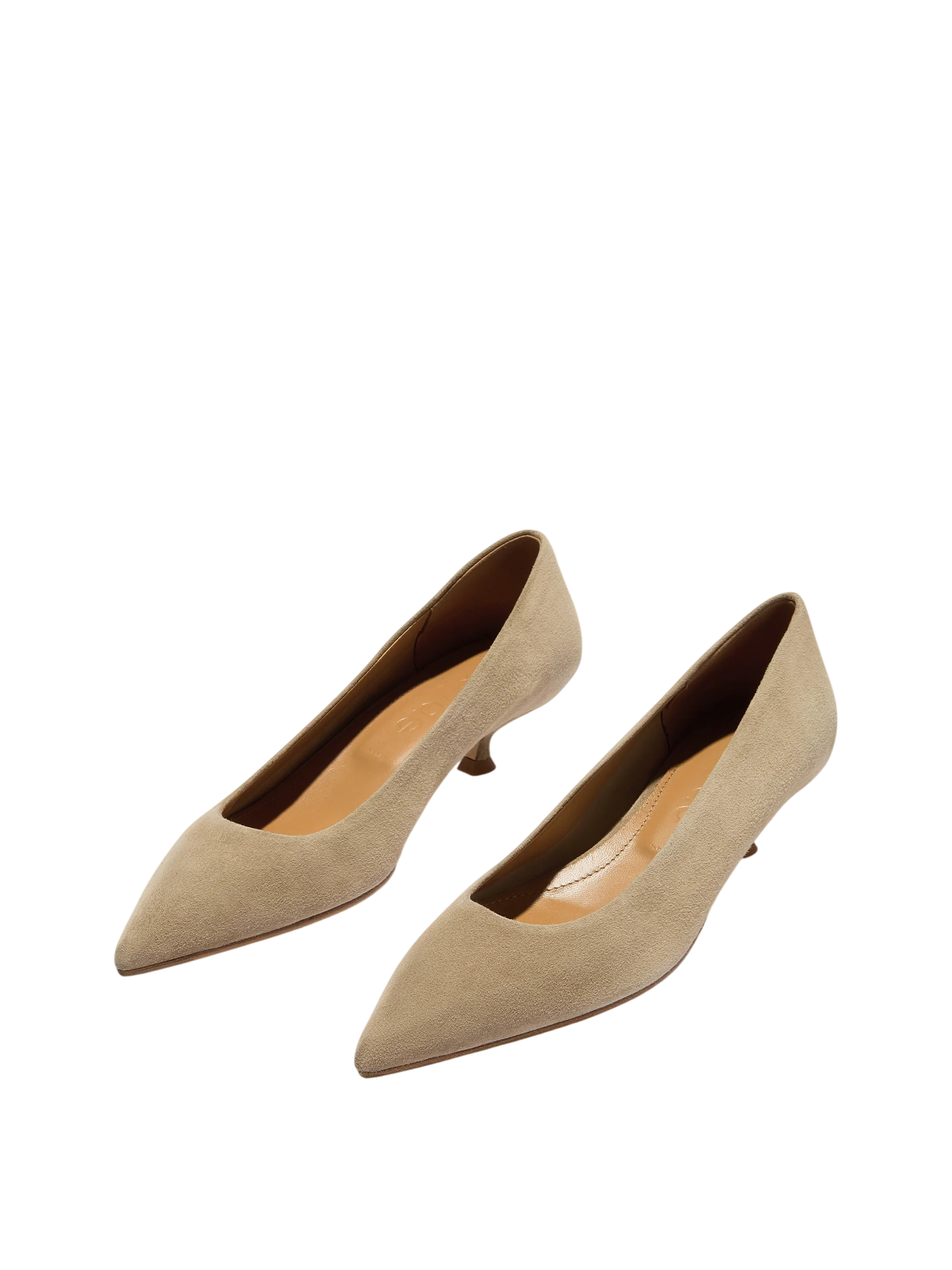 Cari Suede Pointed-Toe Pumps