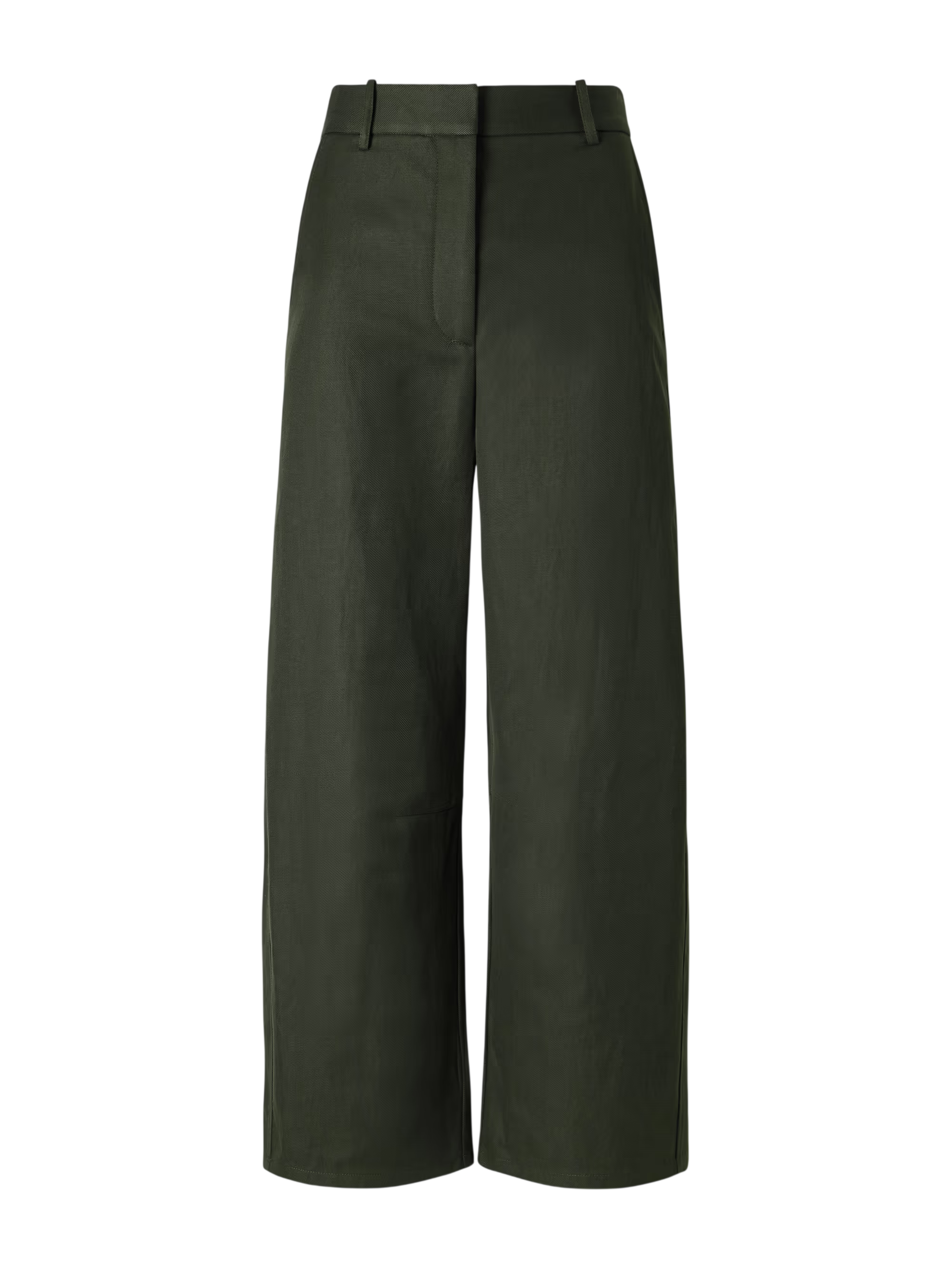 Slouchy BF cotton-twill straight-leg pants