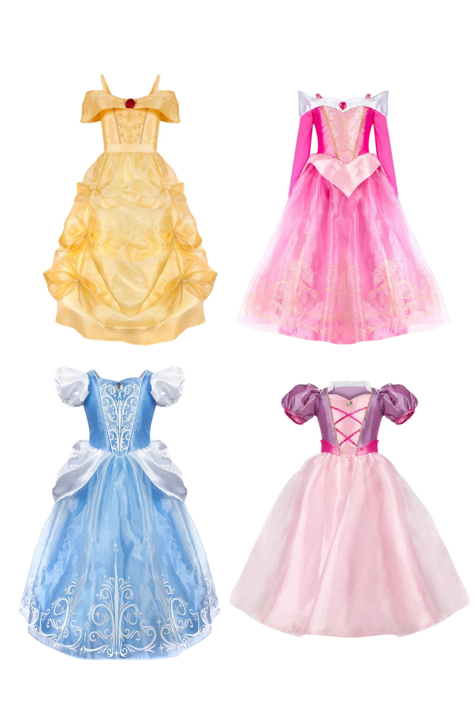 Great Pretenders x Maisonette Exclusive - Once Upon a Princess 4pc Deluxe Gown Bundle