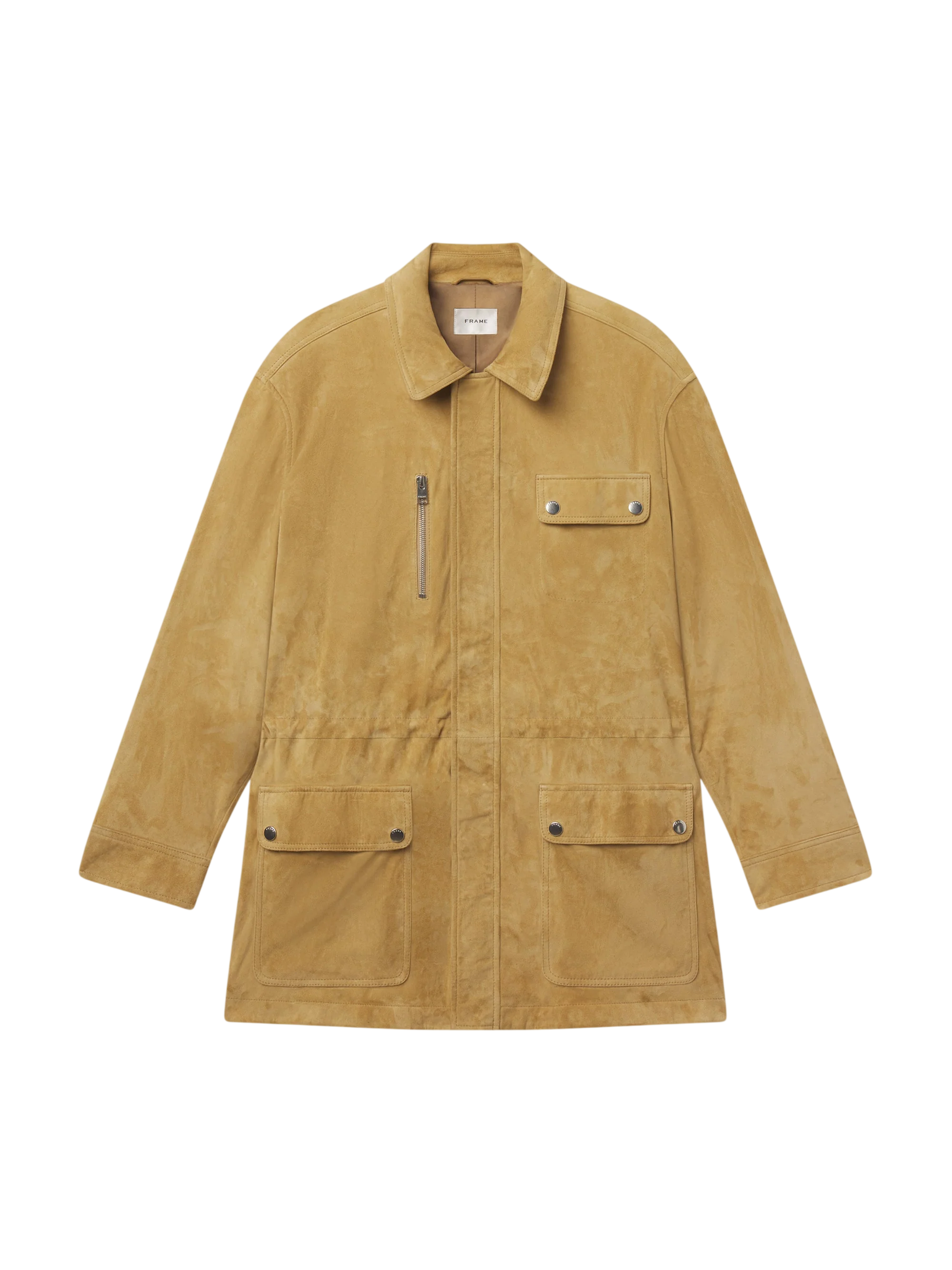 The Suede Safari Jacket -- Fawn