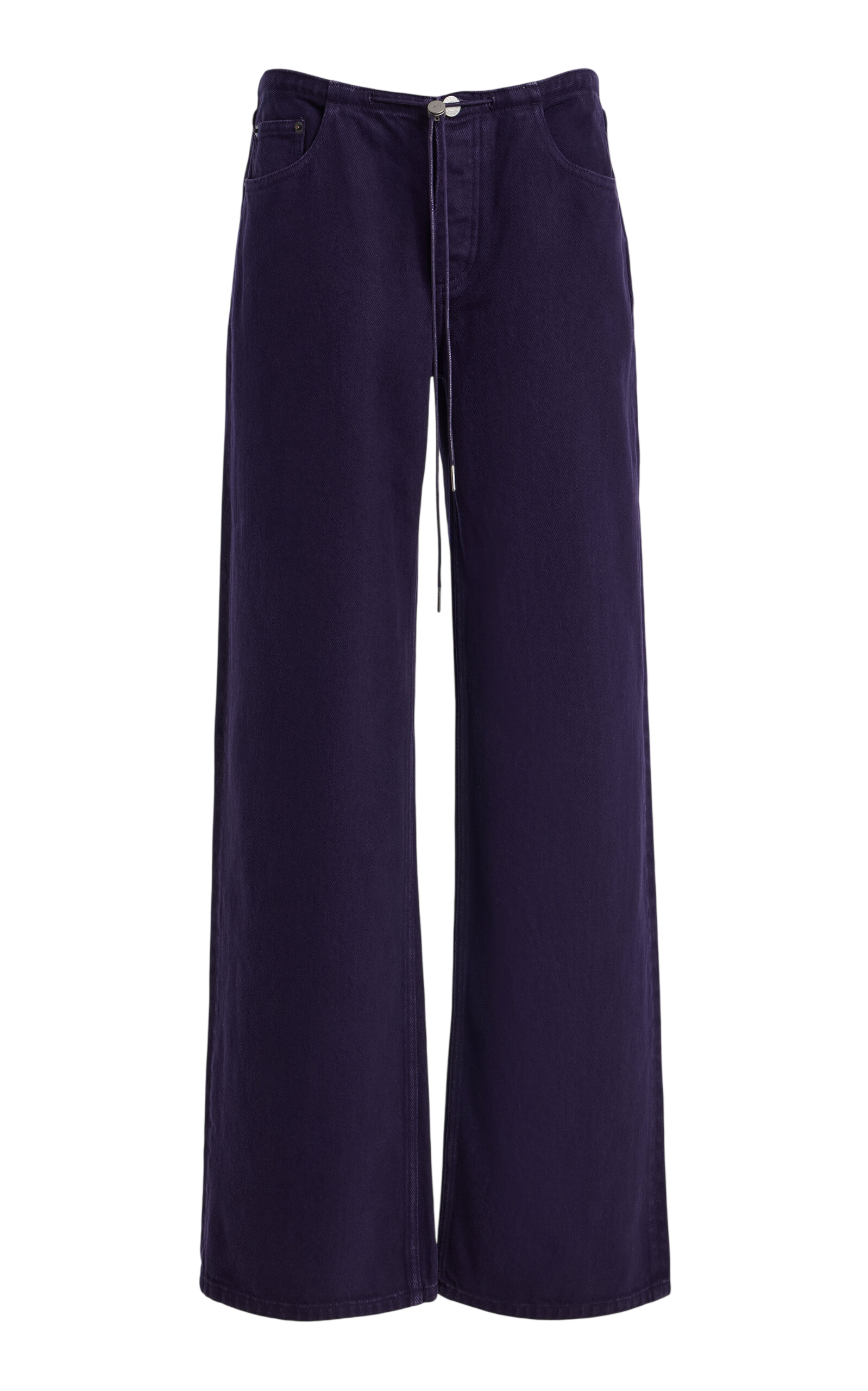 Cool Rigid Mid-Rise Straight-Leg Jeans