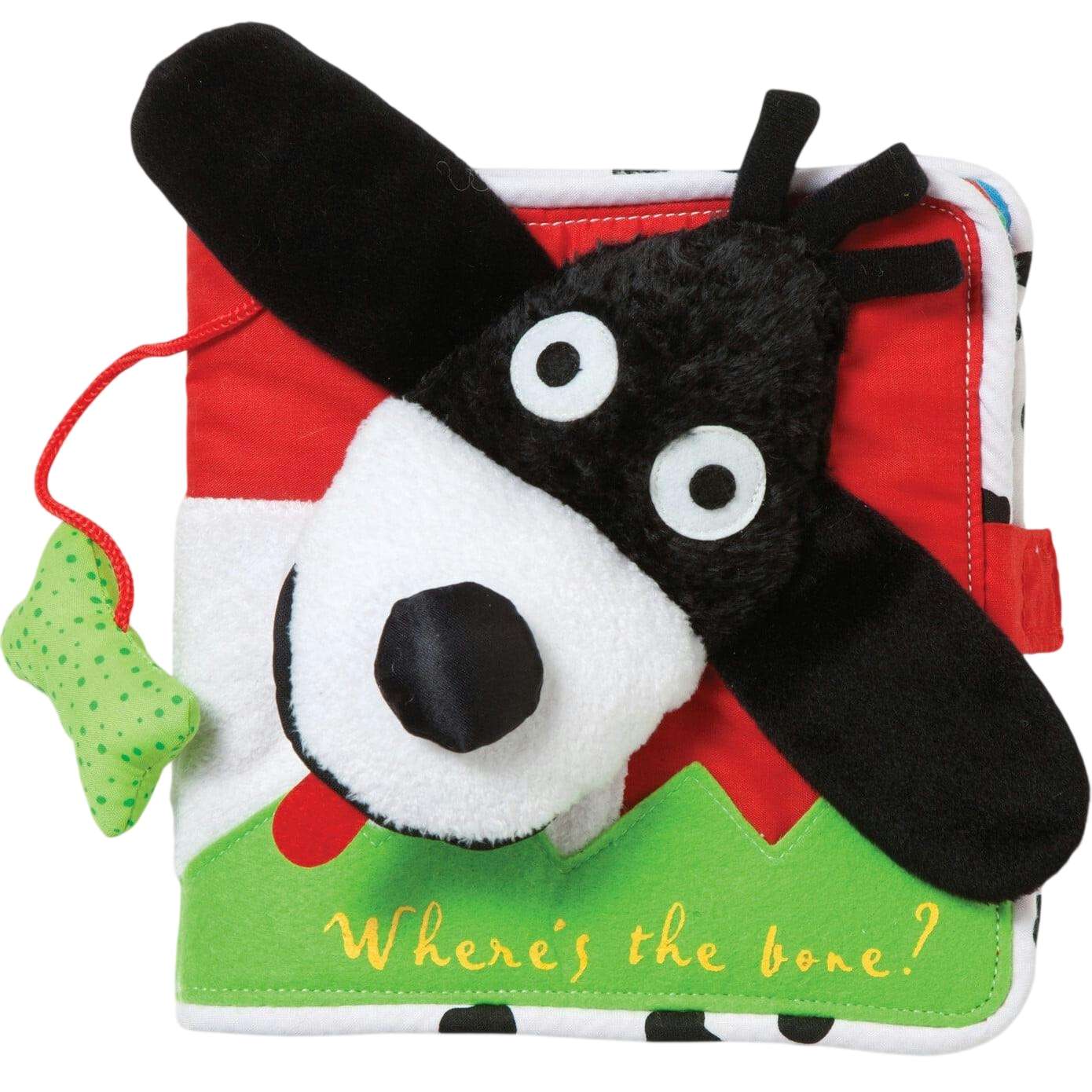 Where's The Bone Soft Activity Book with Tethered Toy