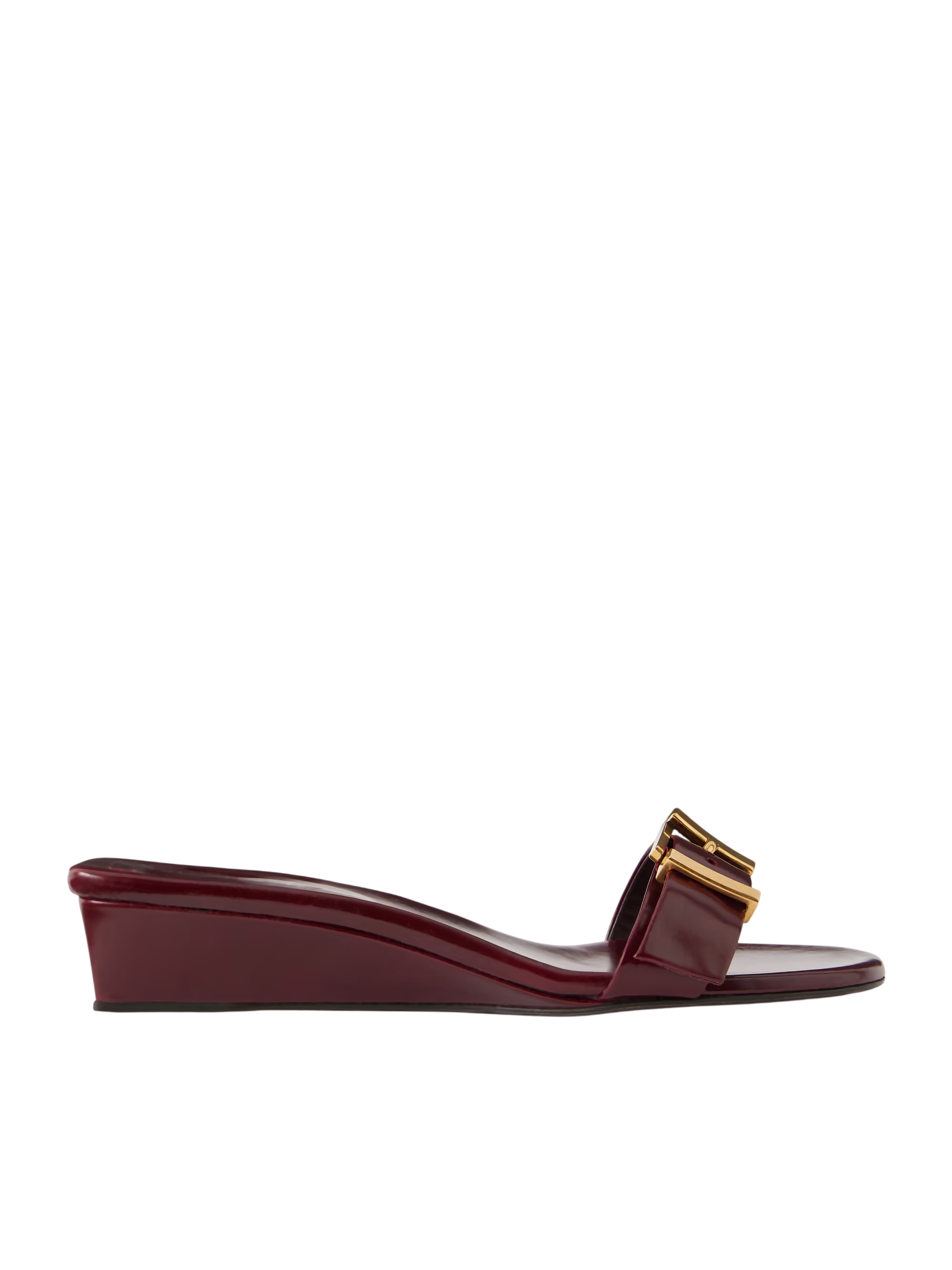 Manhattan buckled leather sandals
