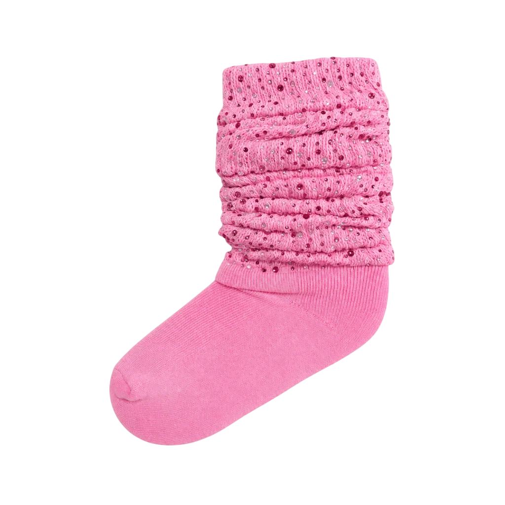 FUN CHARMS CRYSTALLIZED SCRUNCHY SOCKS
