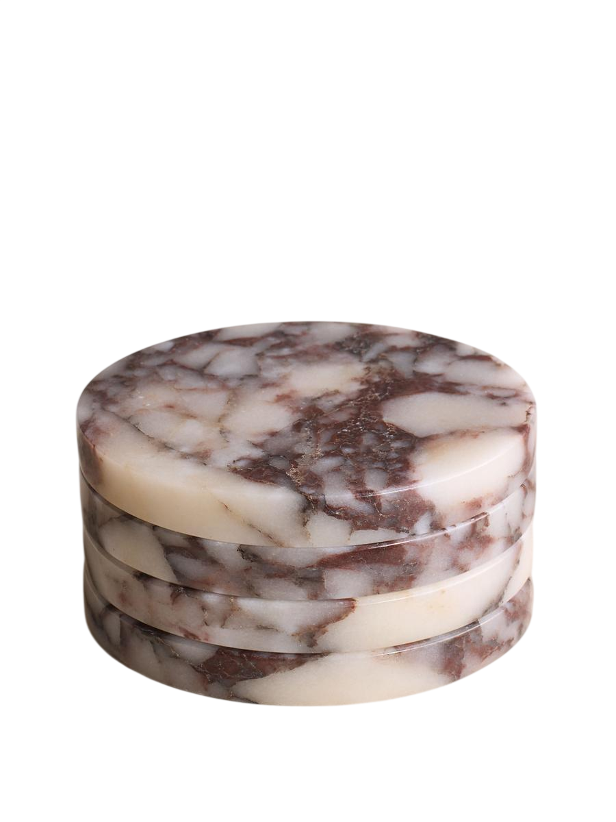 Hanson Coasters, Calacutta Viola Marble