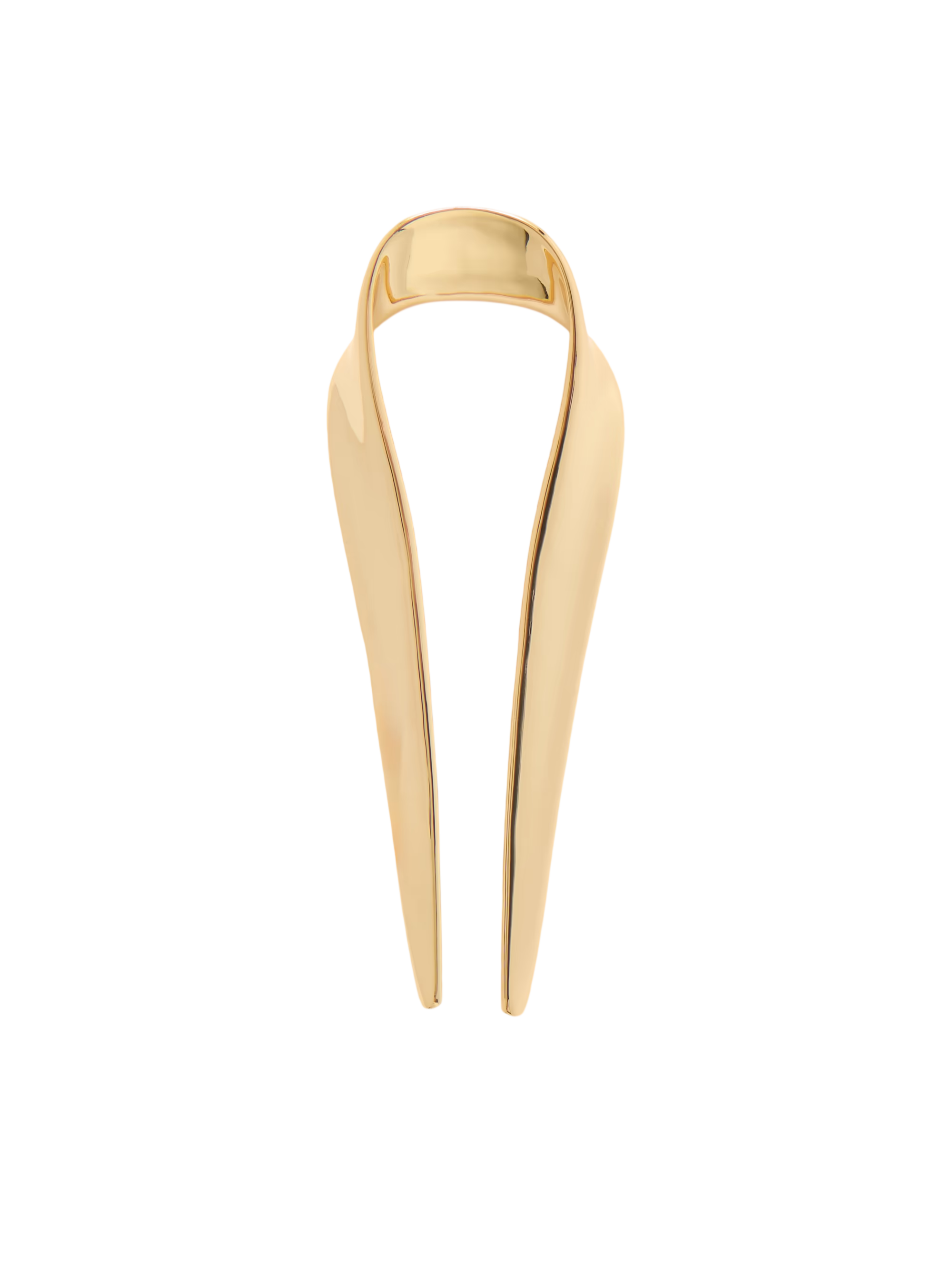 Gold-tone hairclip - gold - One Size