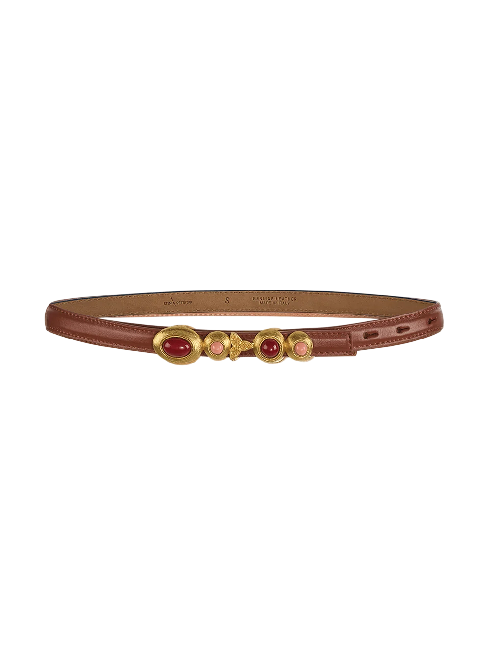EARTH NARROW RED BELT