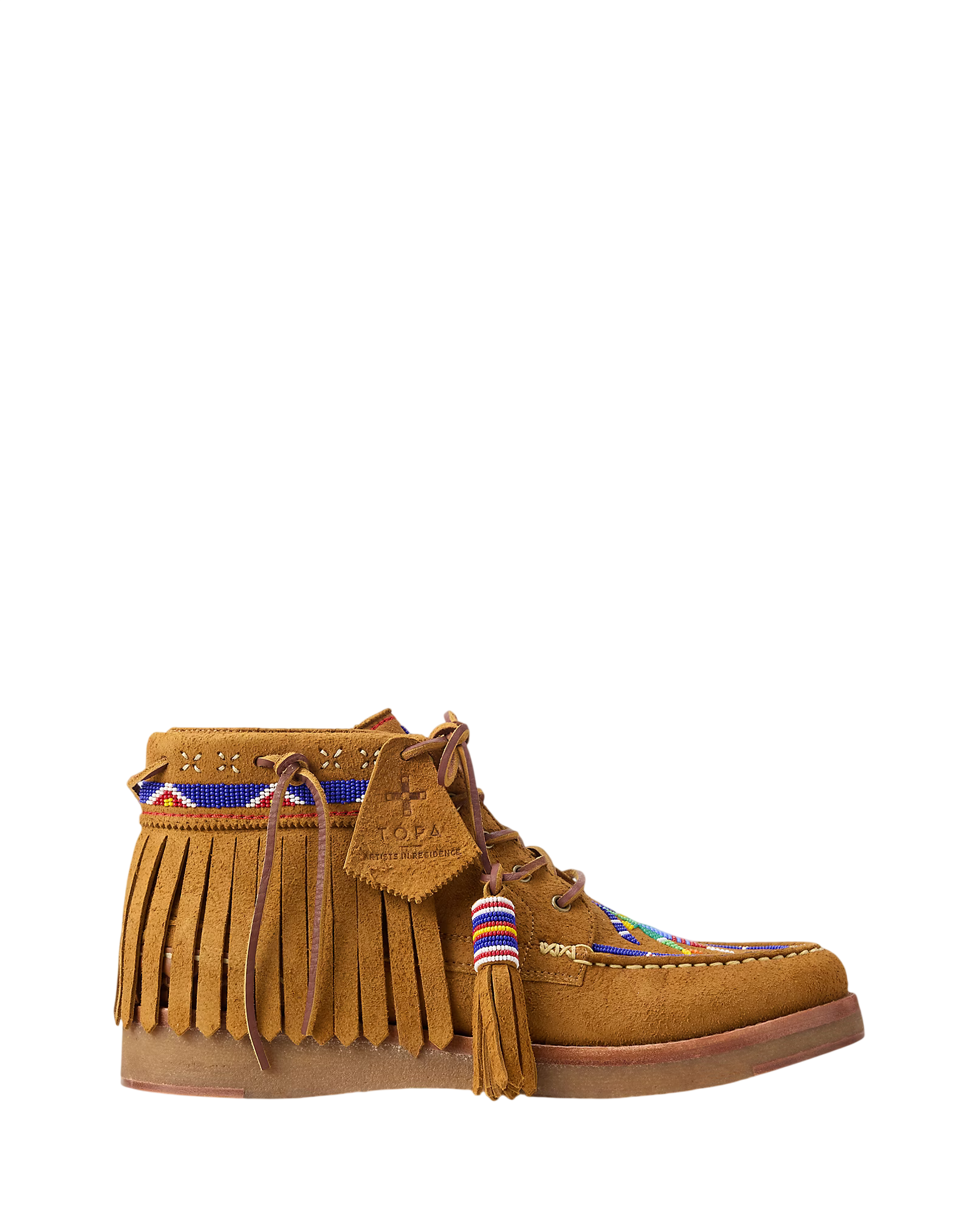 PRL x TÓPA Maka Omani Suede Boot for Men | Ralph Lauren® UK
