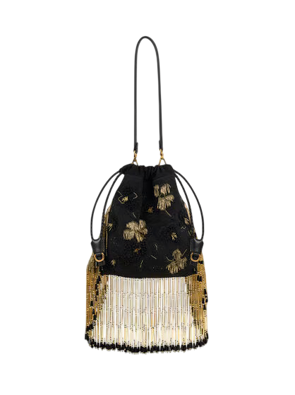 SMALL SUEDE KALISPERA BAG WITH EMBROIDERY AND BEADS | ETRO