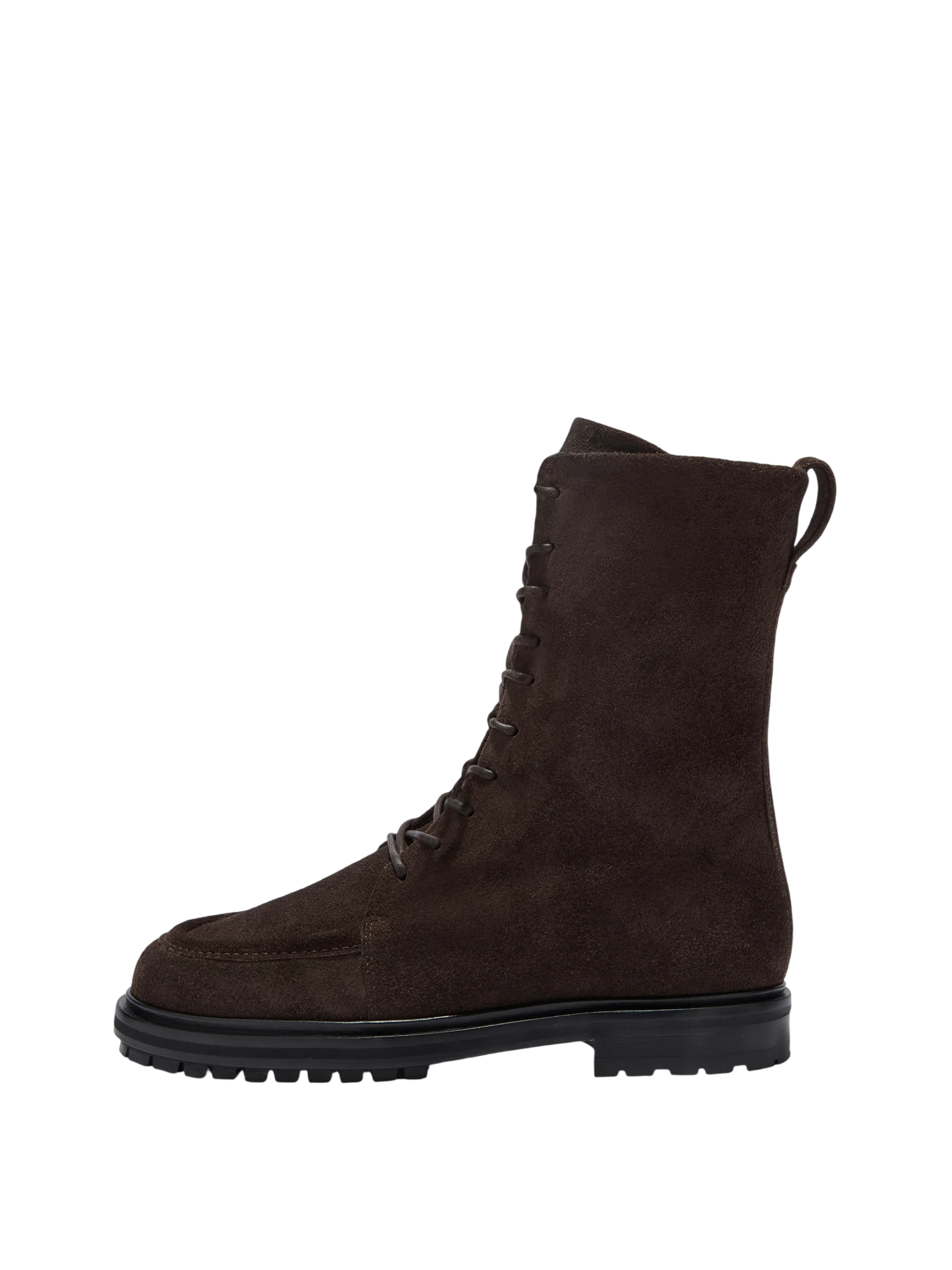 Tate Suede Lace-Up Ankle Boots